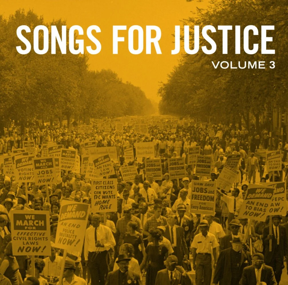 MUSIC FOR EVERYONE'S SONGS FOR JUSTICE AT THE VINYL CHURCH