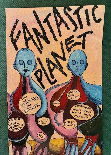Fantastic Planet Screeing with Original Live Score by The Corsage and BitClipr