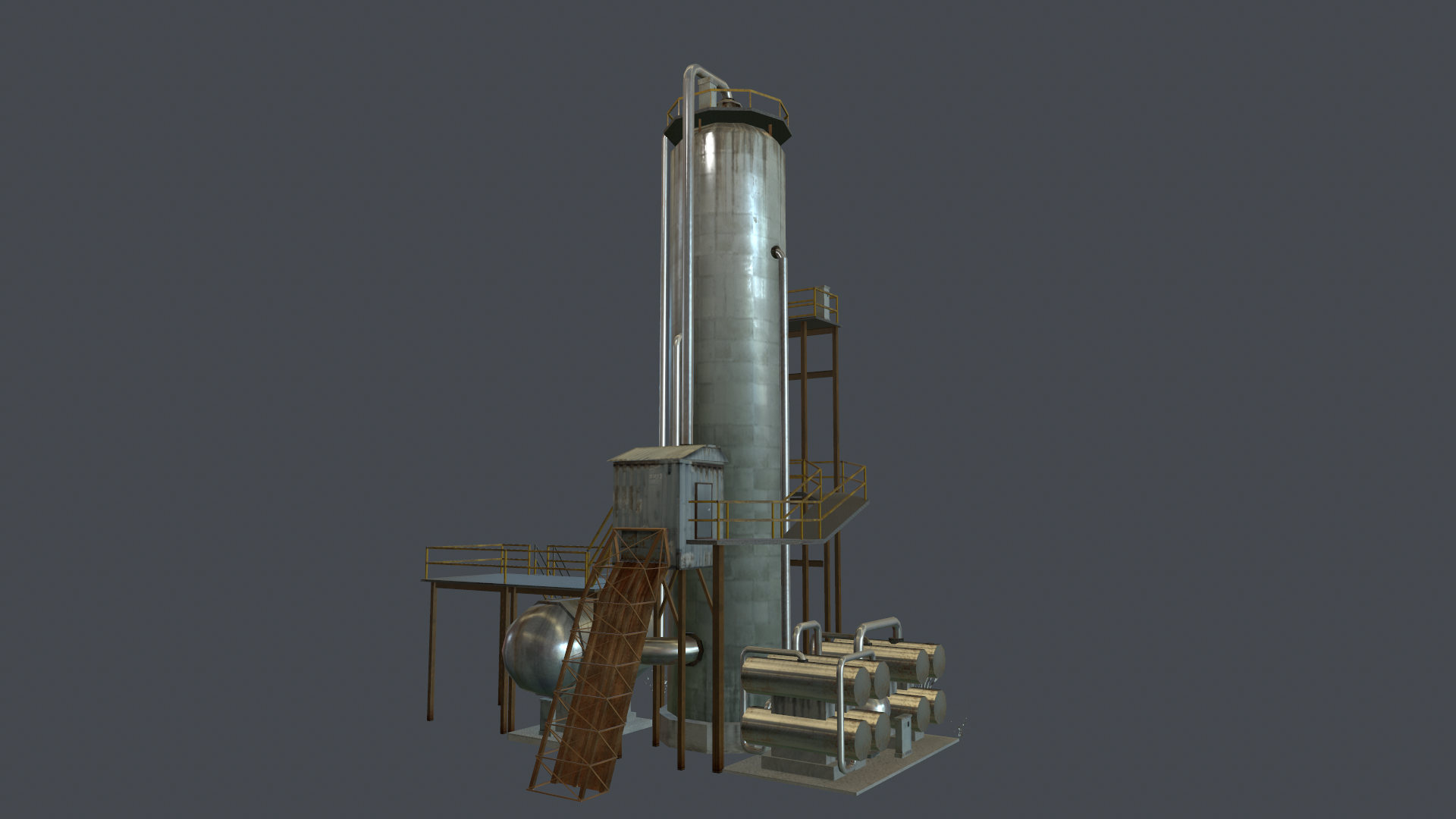 Chemical tank tower