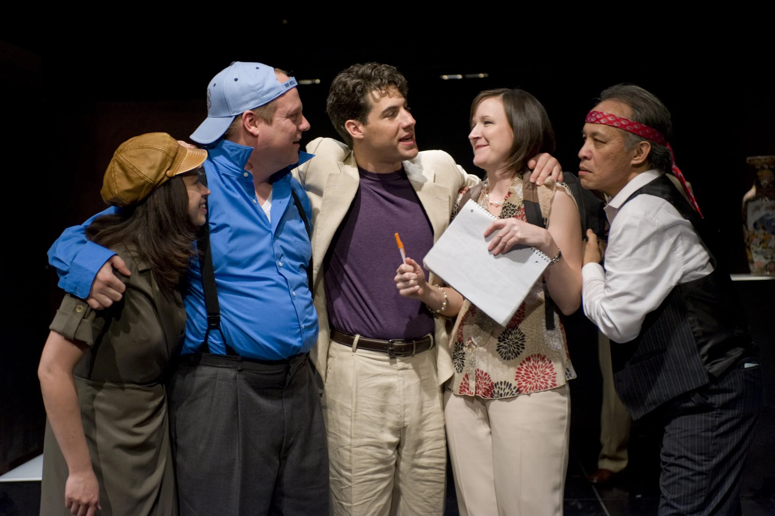 Marcus Ghee with students.JPG