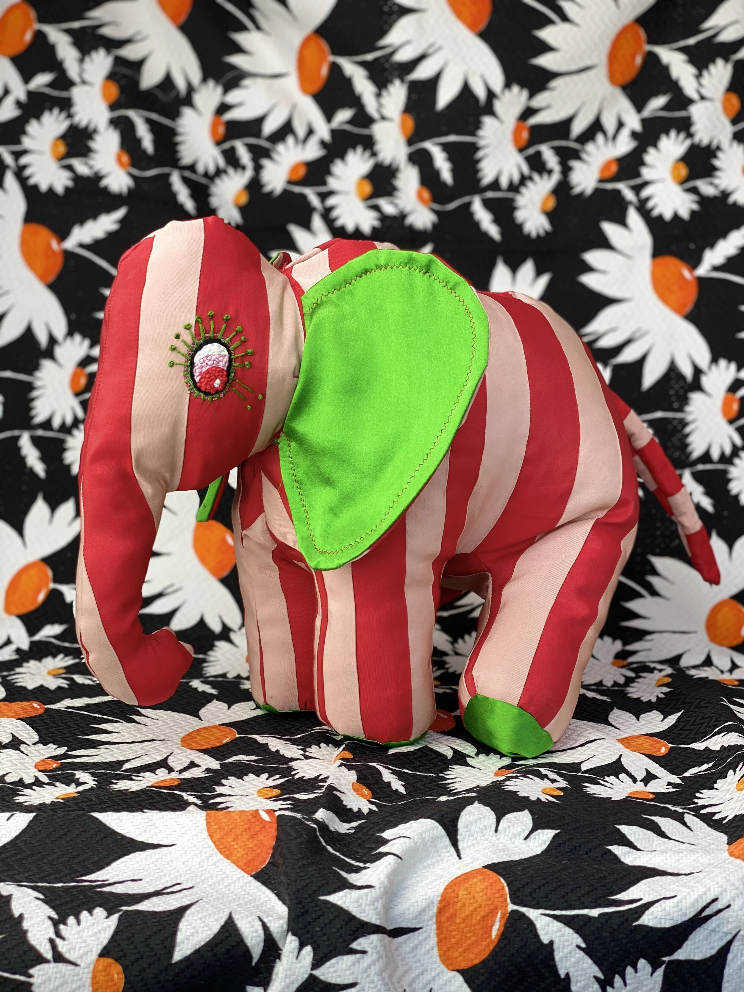 Candy Stripe Elephant