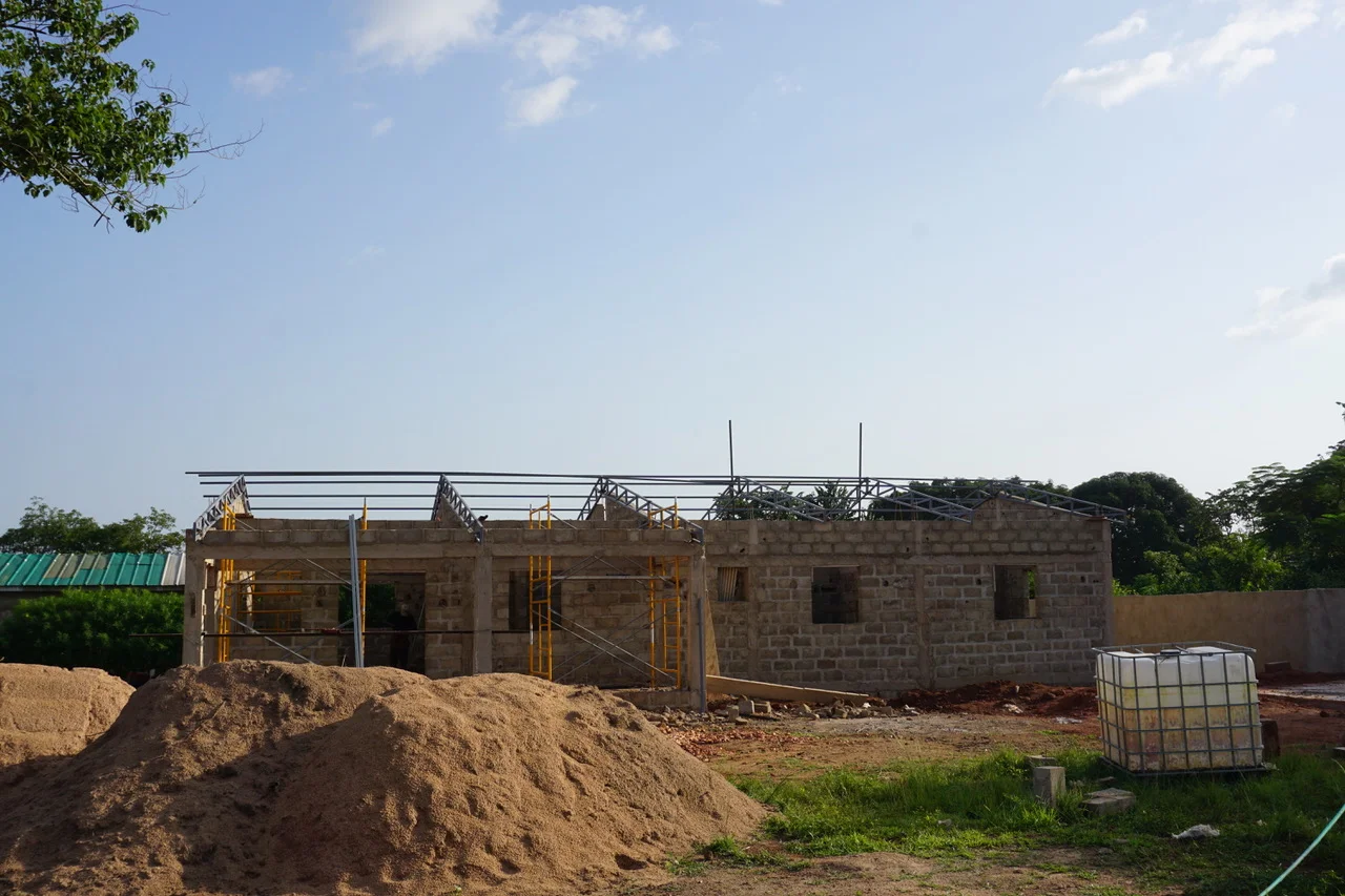  Another view of the trusses on children's home.&nbsp; 