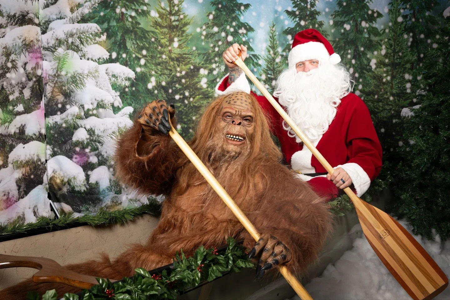 All the snow has us feeling the holiday spirit&hellip;and reminiscing on Canoe with Claus at the Gateway Outdoor Expo 🎅🛶