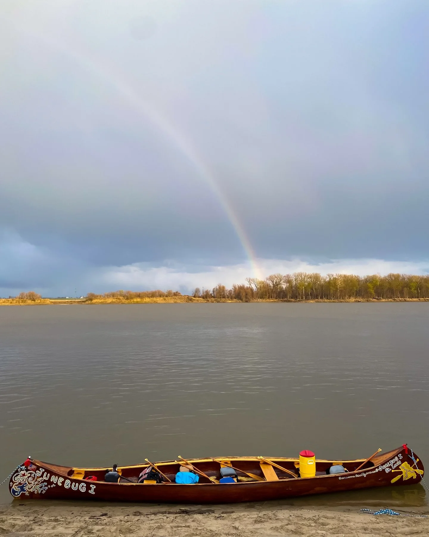 You know the saying&hellip; Follow the rainbow and you might find a pot of gold. We found a really big canoe.