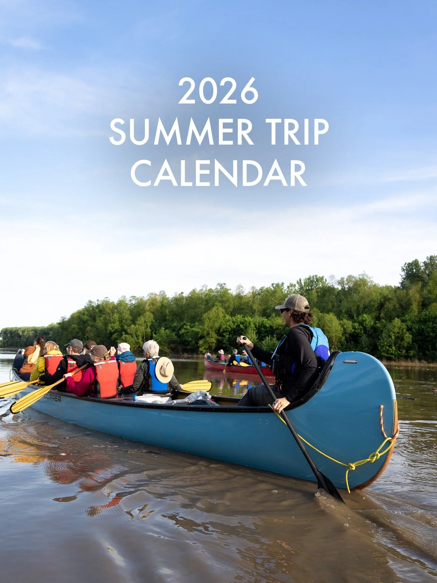 June - August single day trip calendar is now live on 2muddy.com!