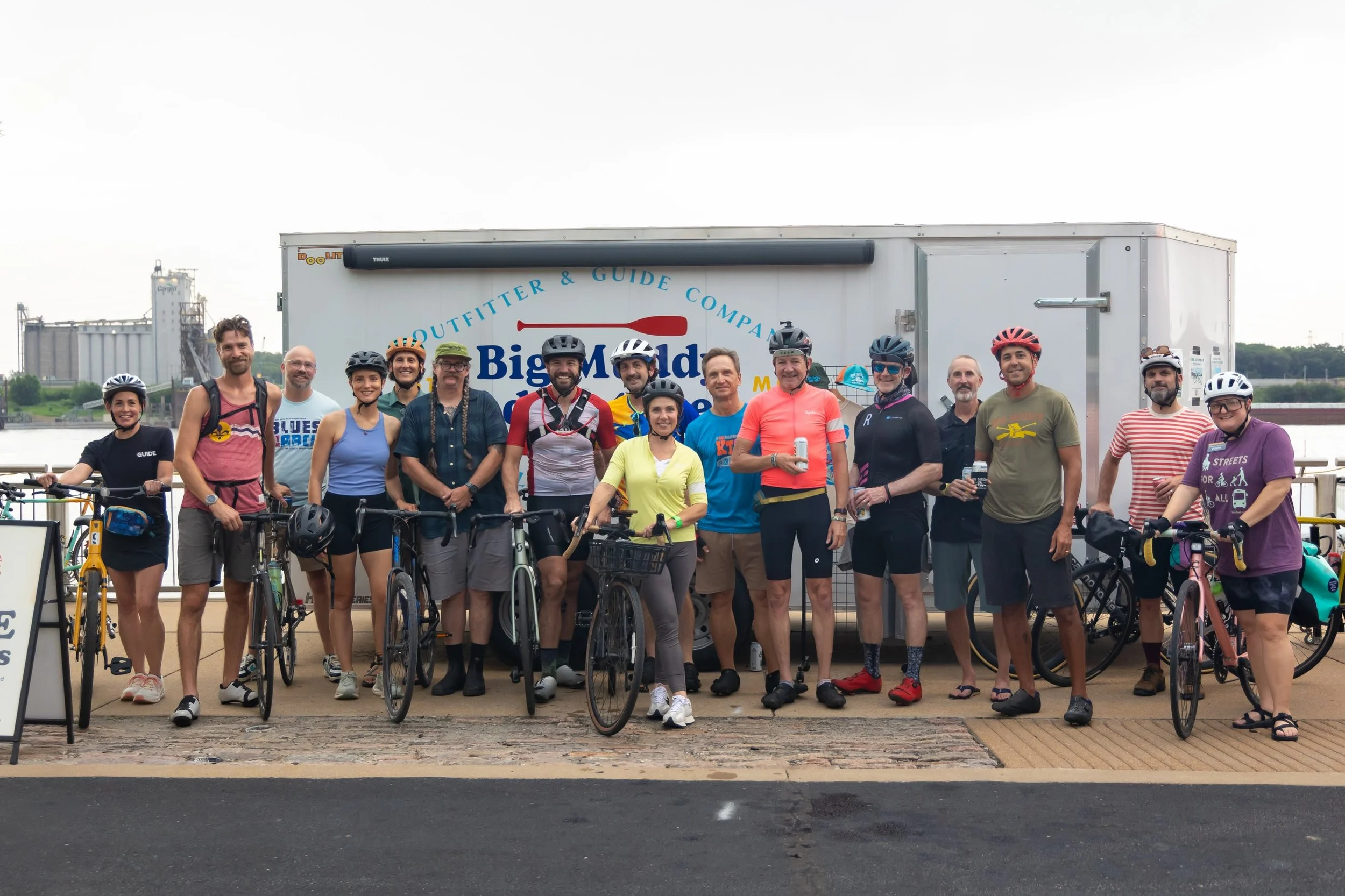Nothing beats a summer evening outdoors. We had a blast cruising the riverfront with Mayor Spencer and representatives from some of our partner organizations last night for a special Riverfront Bike Tour. Biking in the Lou continues to pick up speed,