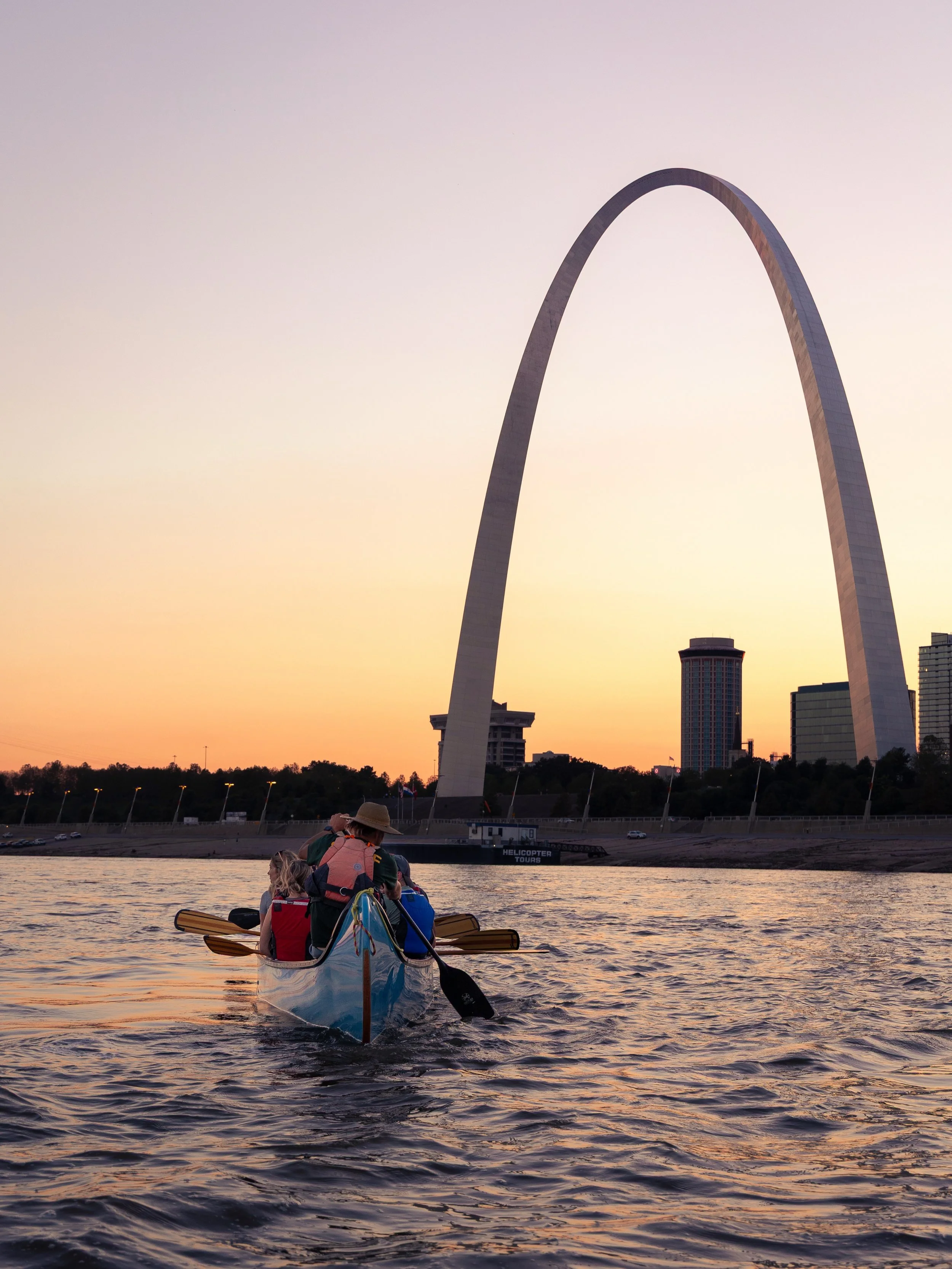 Kick off the long weekend with the city&rsquo;s coolest happy hour, the Downtown Microadventure!

Join us for a short paddle along the STL riverfront - starting and ending at the Arch, and then hang out for snacks and refreshments on the levee. 

Thi