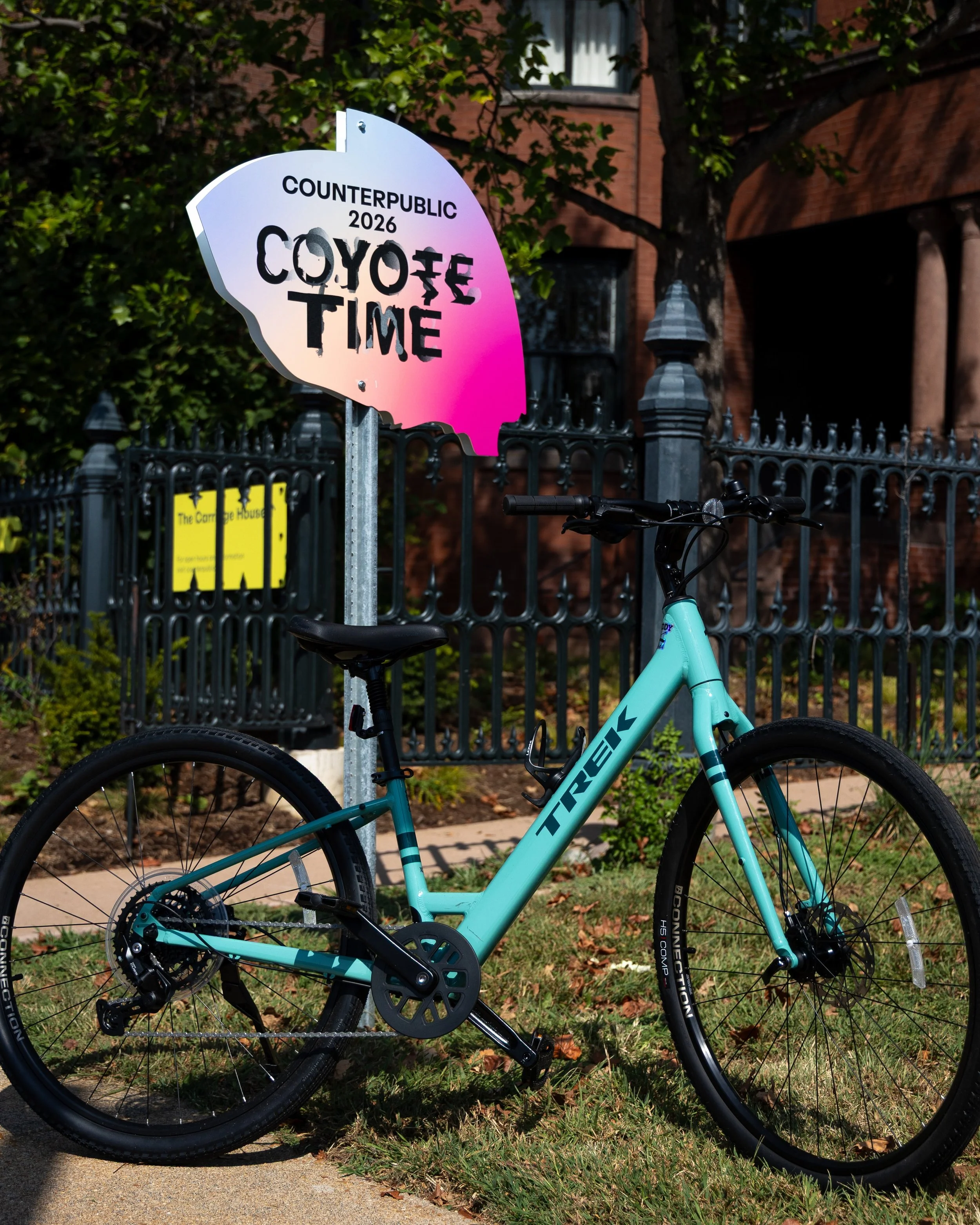 Explore Coyote Time on two wheels! We&rsquo;ve teamed up with @counterpublic to make bike rentals available at The Carriage House for half-day and full-day rentals. 

Navigate the city using the Great Rivers Greenway Bike and Walking Path map. The Br
