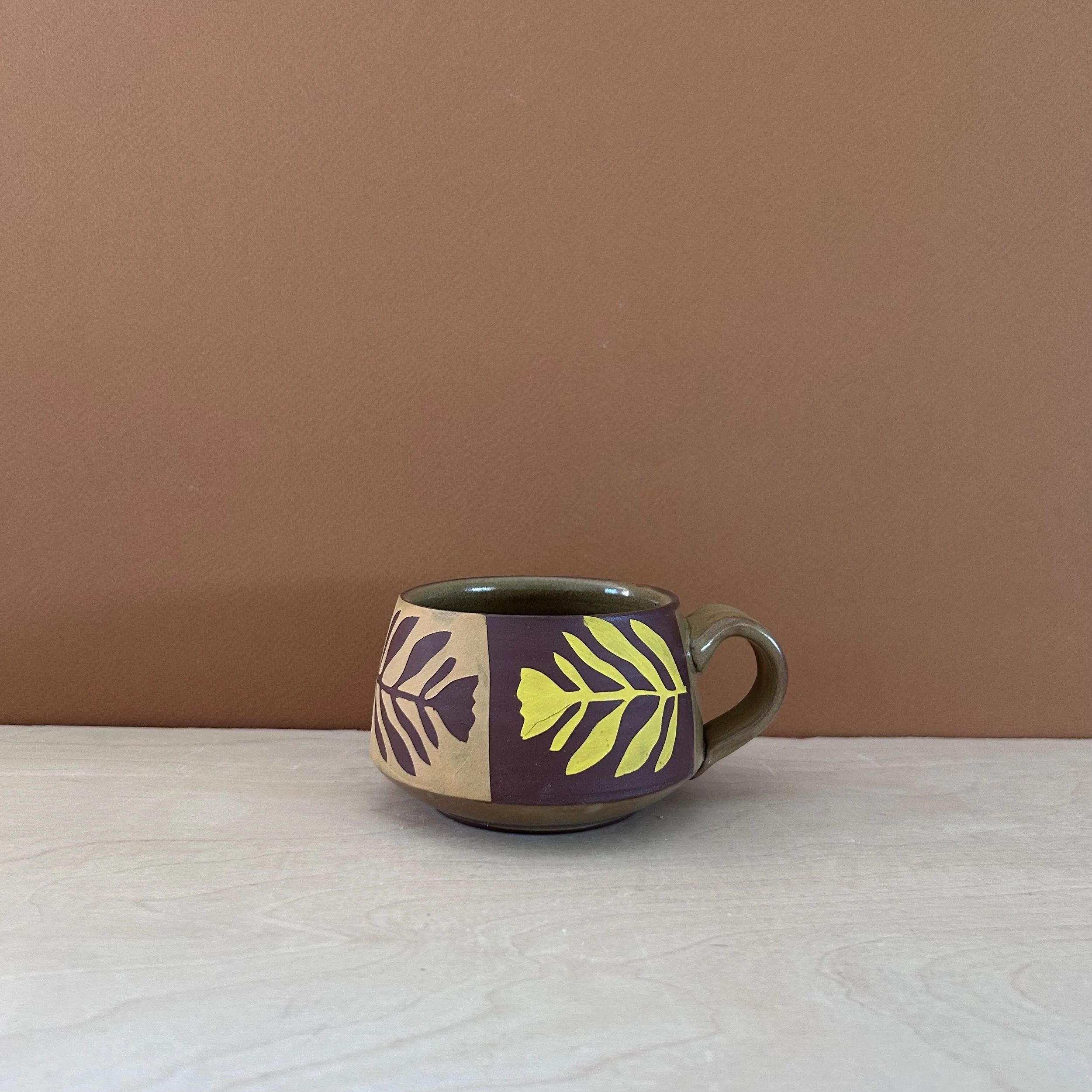 Floral Block Mug 3