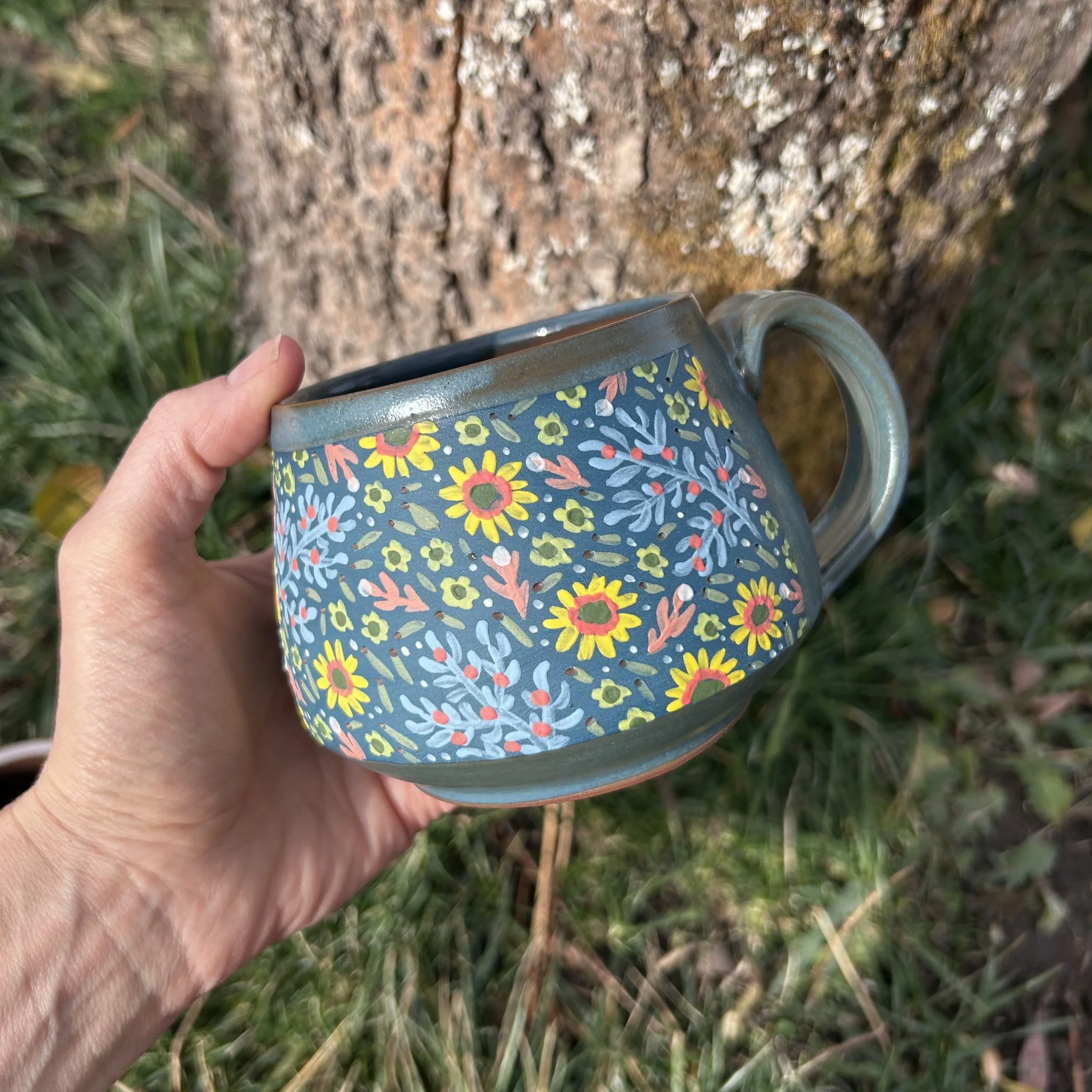Floral mug 1