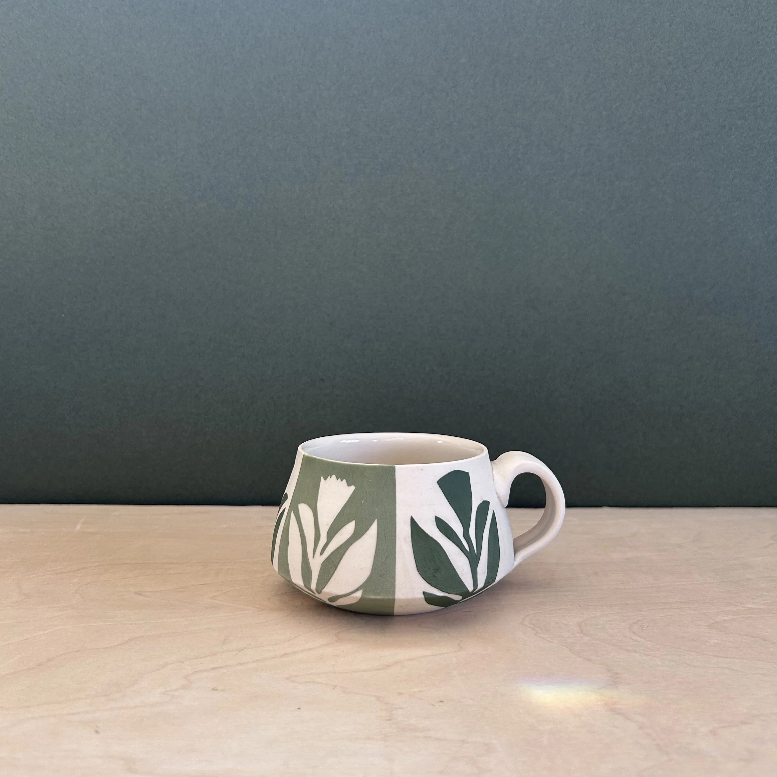 Floral Block Mug 5