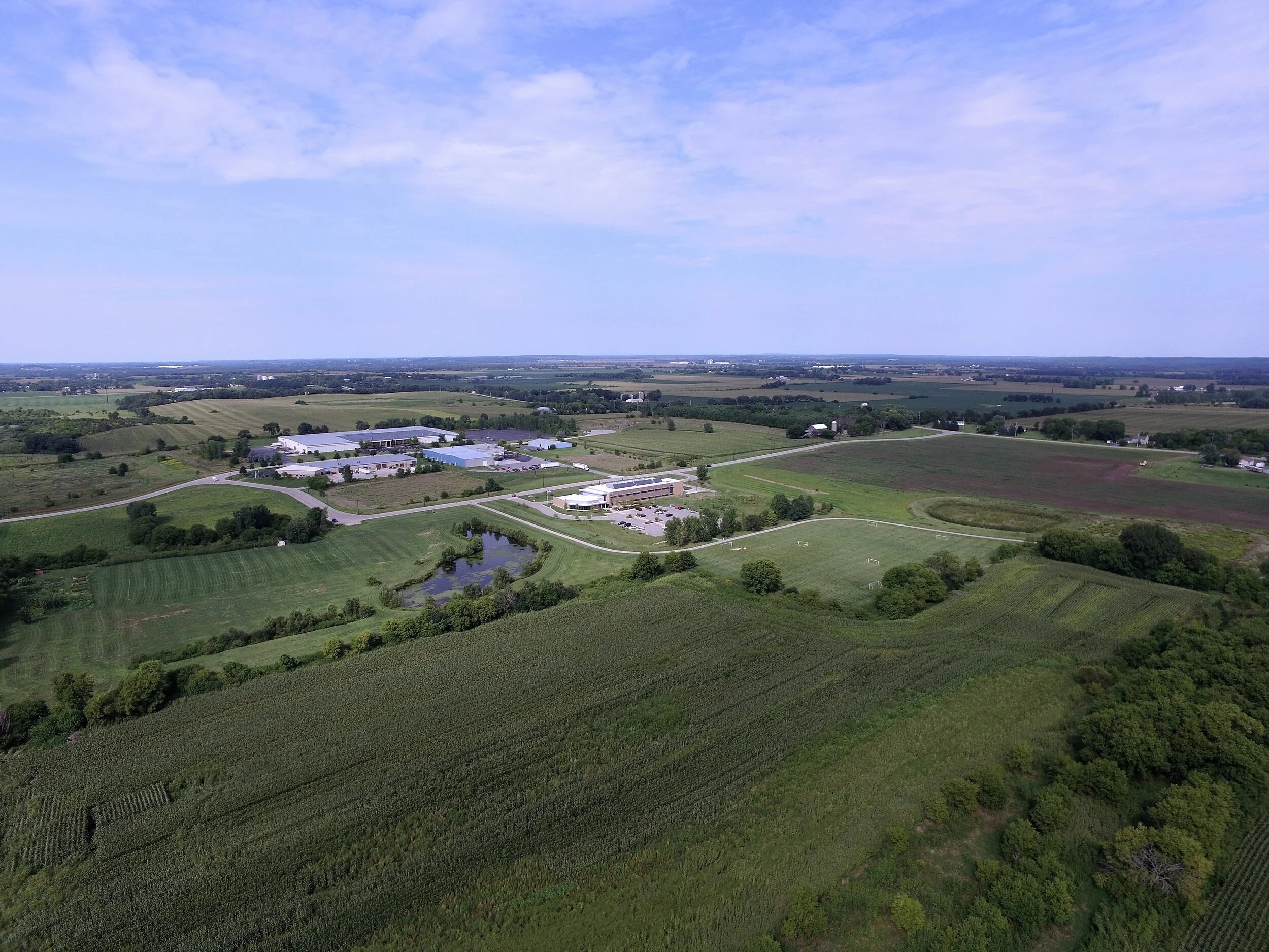 Aerial View of Whitewater University Technology Park