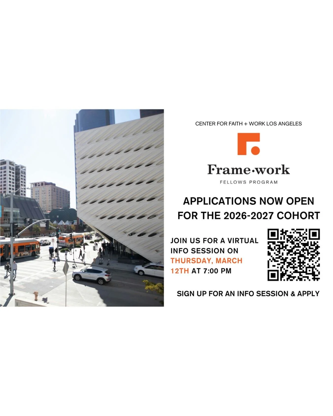 Do you long for truly meaningful work&mdash;work that leads to real flourishing? ✨

Framework Fellows equips leaders with a gospel-shaped vision for vocation, purpose, and cultural impact.

Join us for a free information session on March 12 &mdash; l