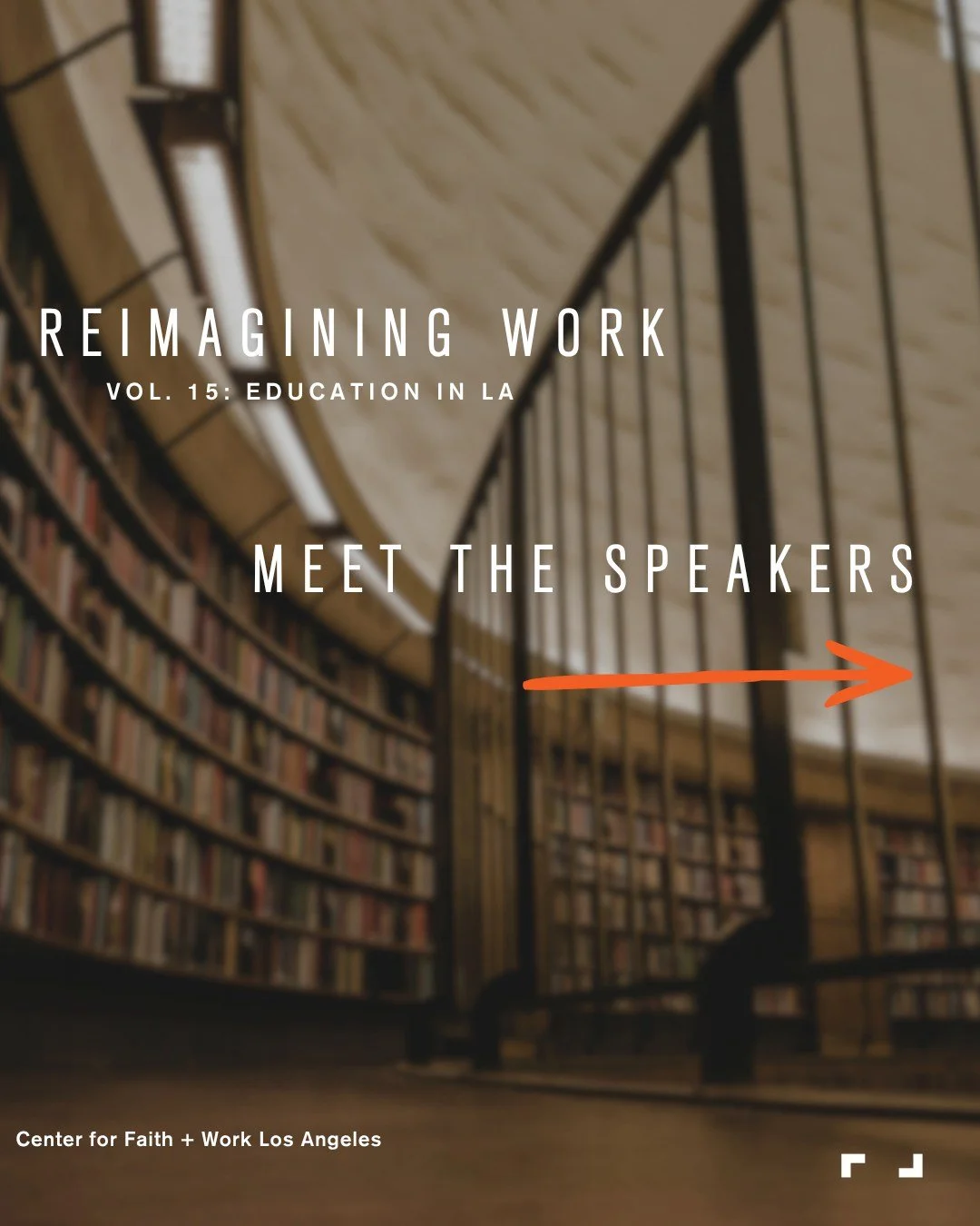 What does it mean to serve God faithfully in the work of education? Join us for Reimagining Work Vol. 15: Education in LA for a morning of inspiration + practical insights from LA&rsquo;s leading educators.

🎤 Featured:
Queena Kim
Brian Gregor
Jen D