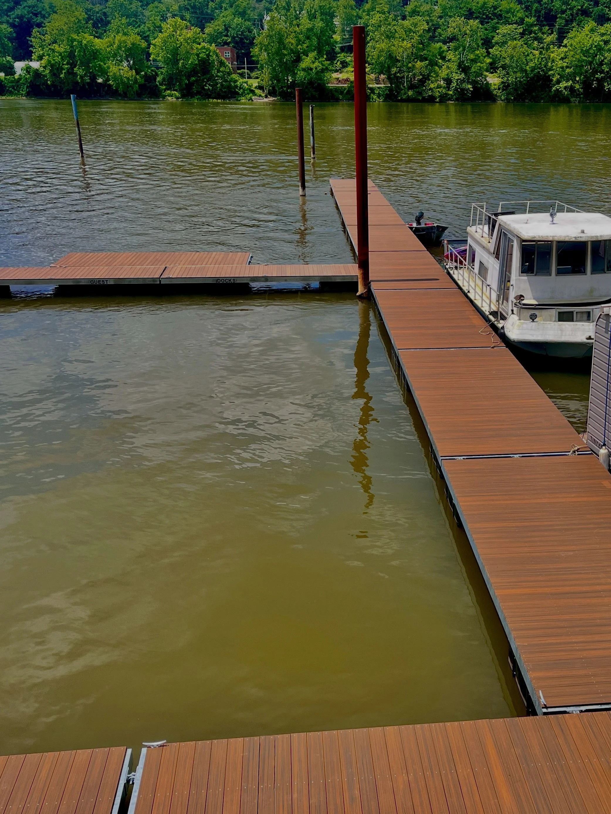 Docks at the 10.7 Marina