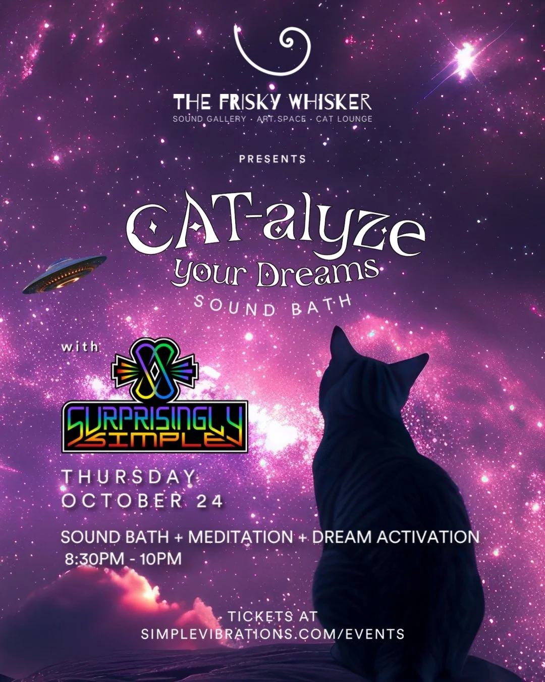 CATalyze Your Dreams Sound Bath with SurprisinglySimple