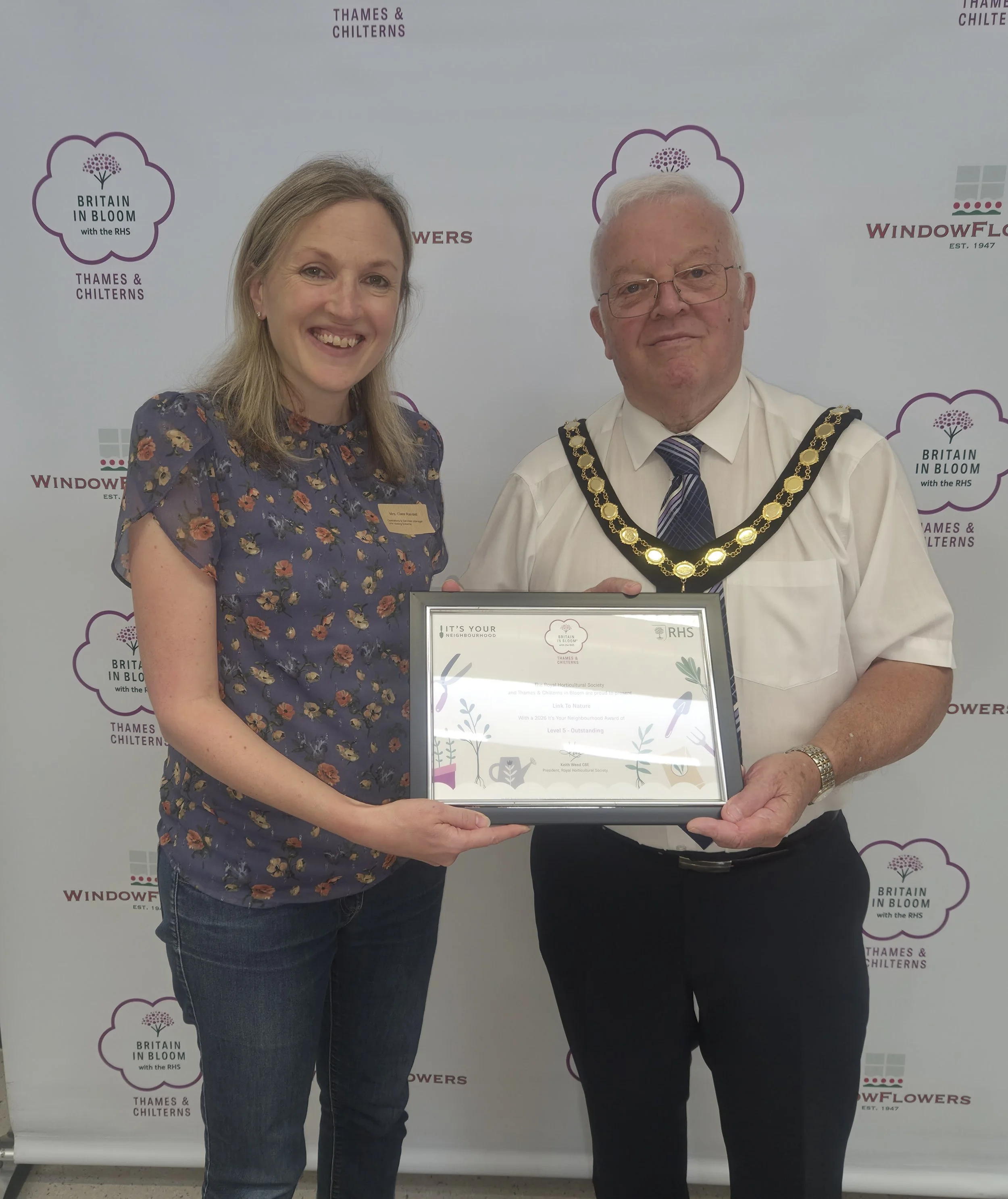 Another award for our Link to Nature project!