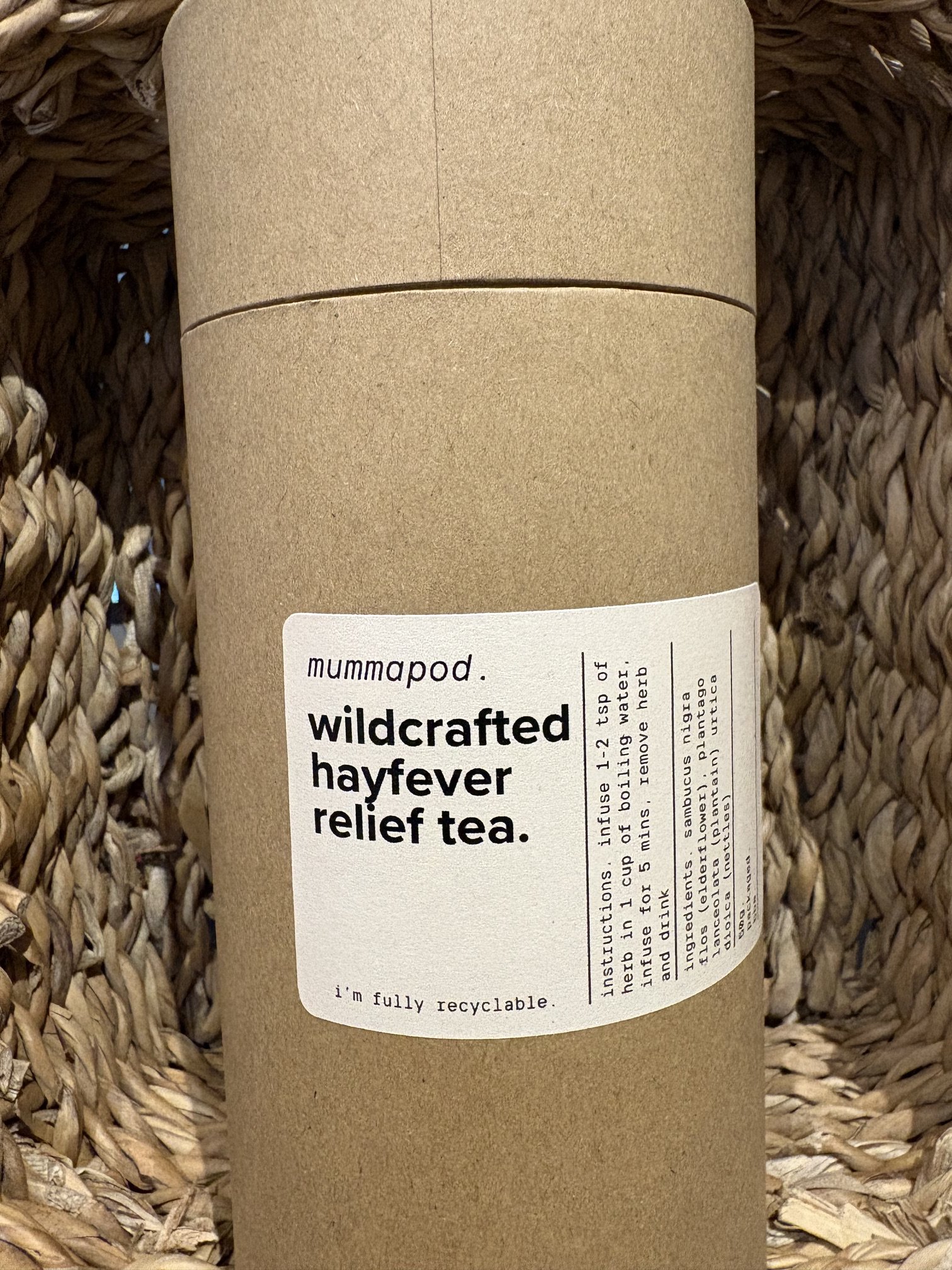 wildcrafted hayfever relief tea
