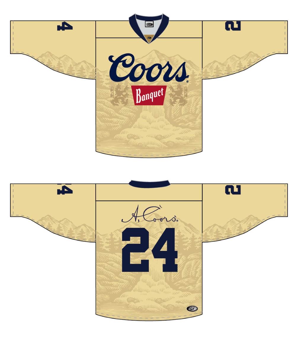 coors hockey jersey