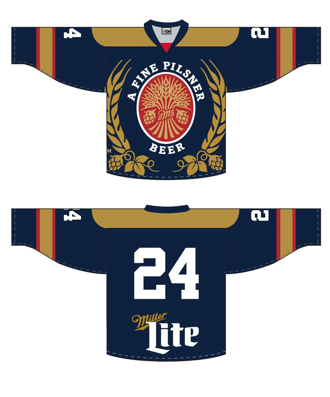 coors light hockey jersey