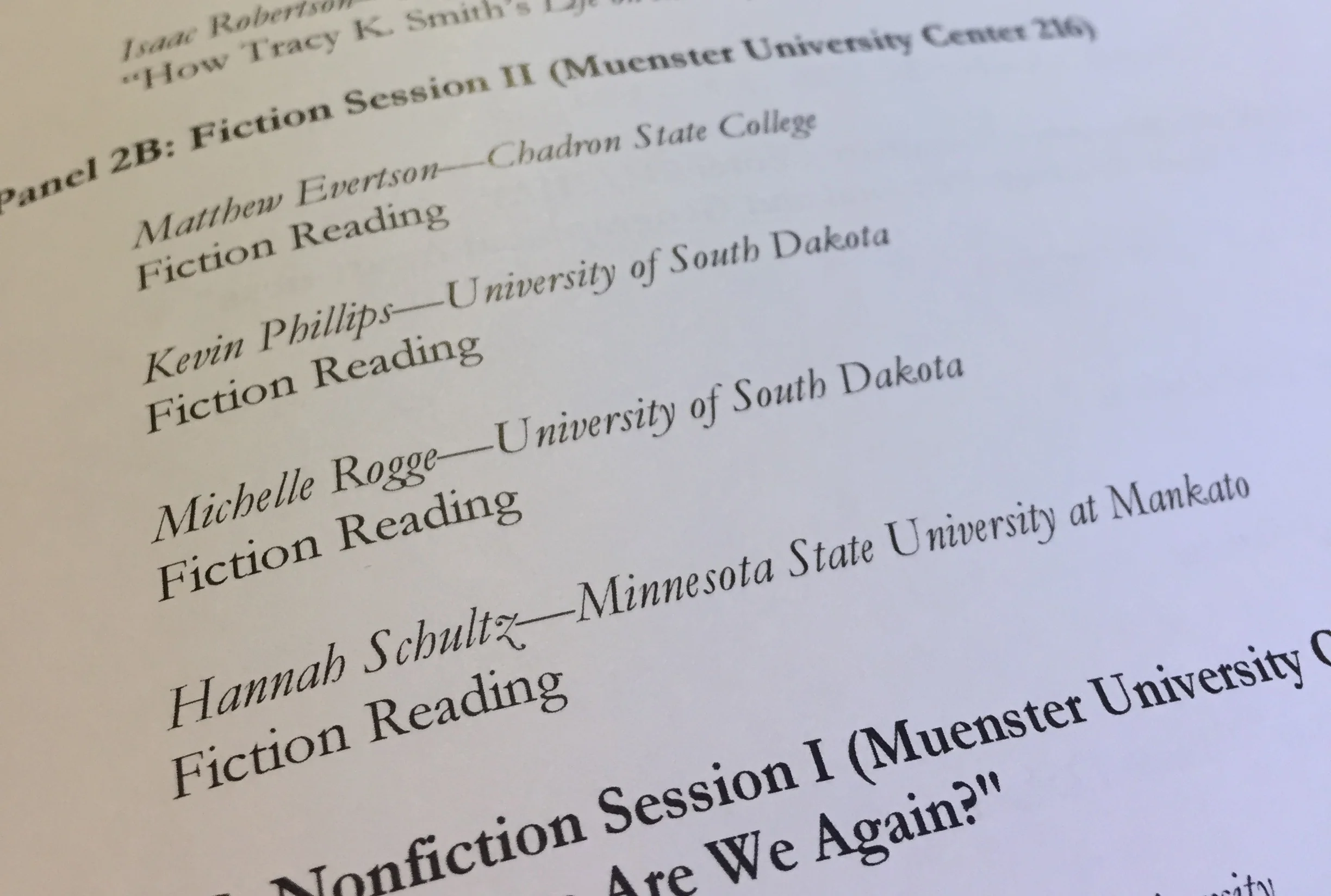 Thoughts on: [Presenting at my First Writer's Conference]