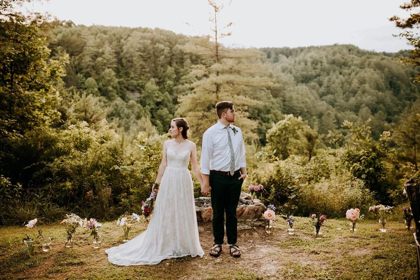 Should I be reading one of the three books I have to finish this weekend? Probably. But reliving this beautiful day is a lot more fun. COVID changed nearly every single detail of our wedding, but we were still able to keep some important things the s