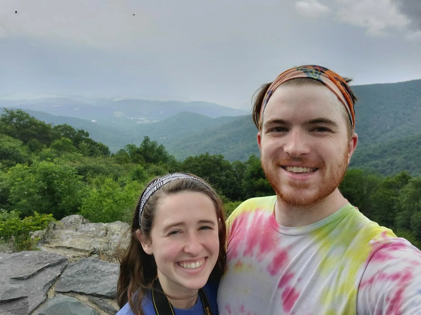 Sometimes your honeymoon to Spain gets cancelled by a pandemic, so you take an impromptu trip to a new national park, hike up a mountain, get rained on, and see a bear cub on the trail.