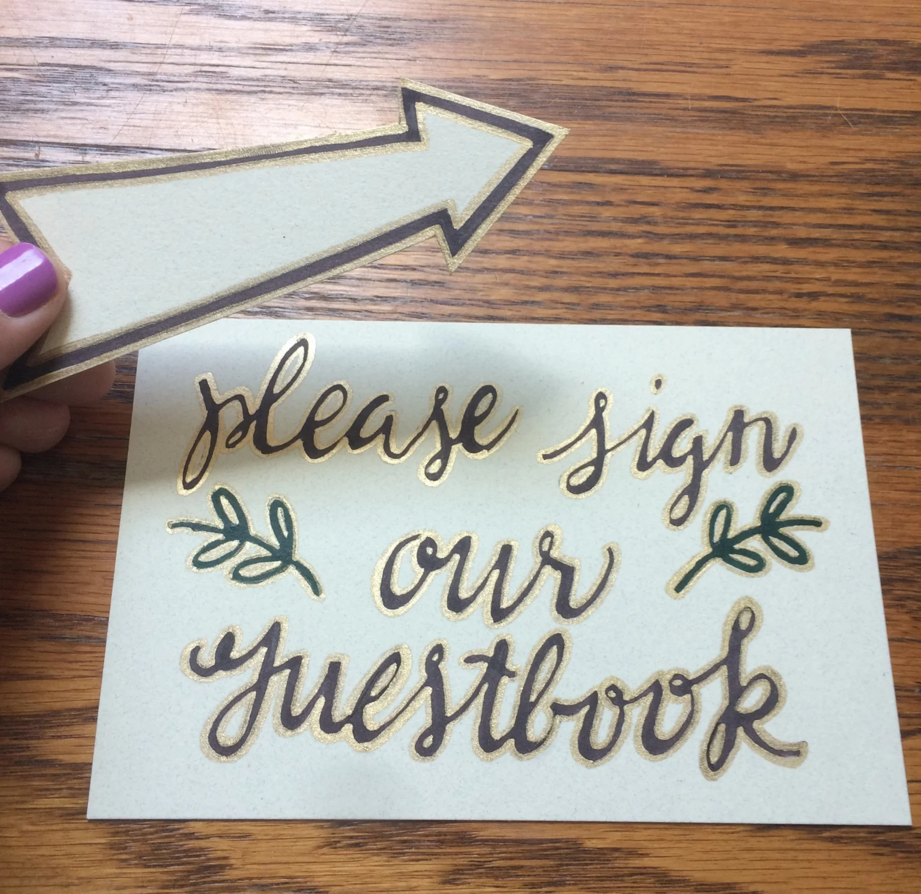  Wedding signage for Rooster and Bayes 