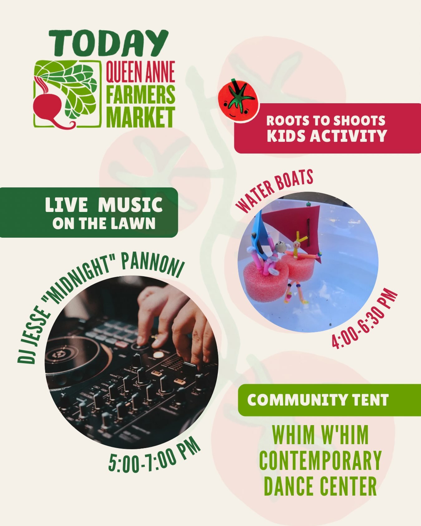 Summer may feel like it's winding down, but QAFM is in full swing! Join us today for our weekly live music, kids activity and community connection, and 50+ opportunities to shop seasonally and locally! 

Open today 3:00-7:30pm 💚💚💚

#queenannefarme