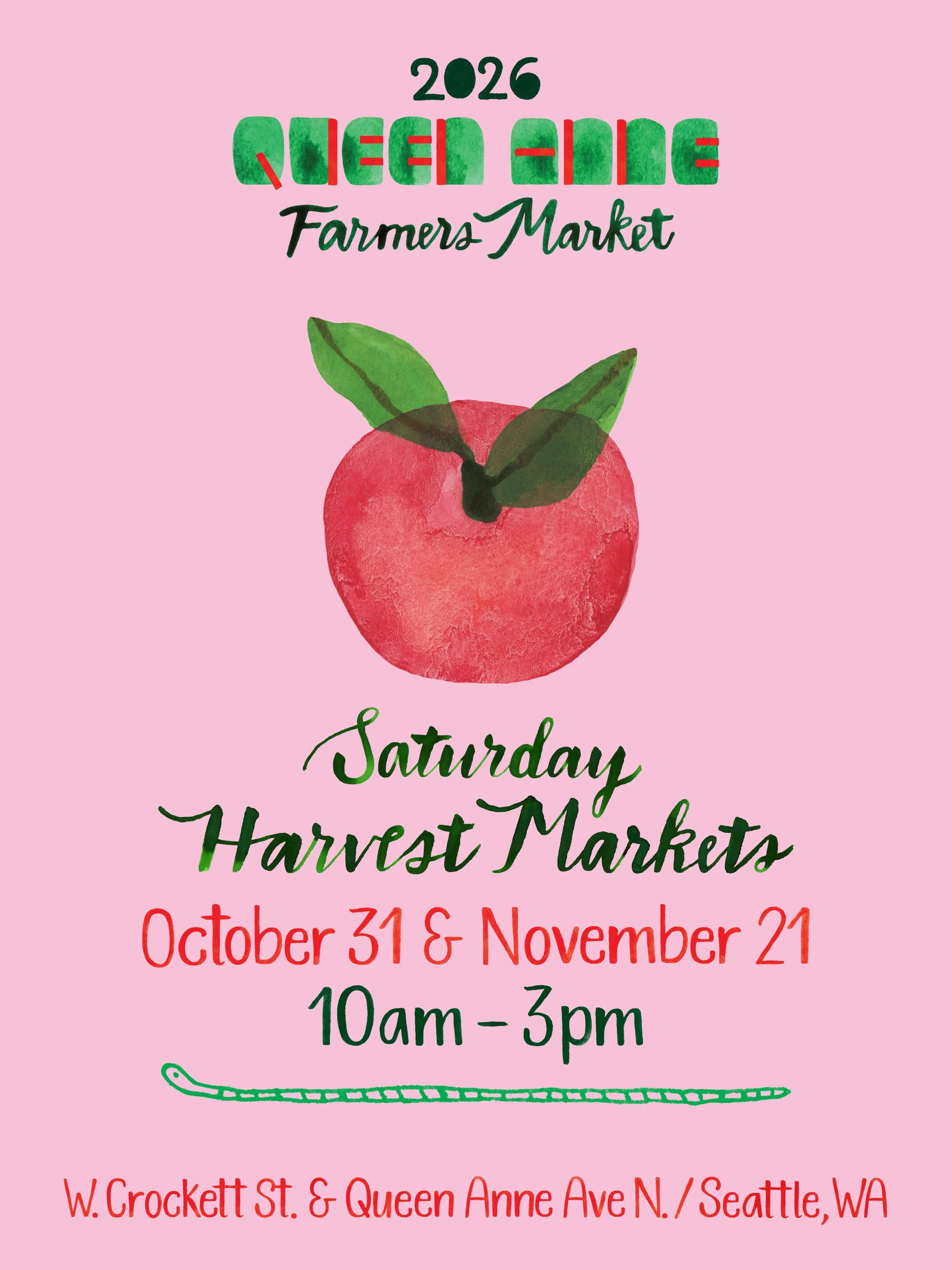 ✨Join us for two special QAFM Saturday Harvest Markets this Fall!  Find the best of the season: winter squash, apples, pears, root vegetables, cooking and salad greens, cozy fall flavors and more from regional farms and food producers at these market