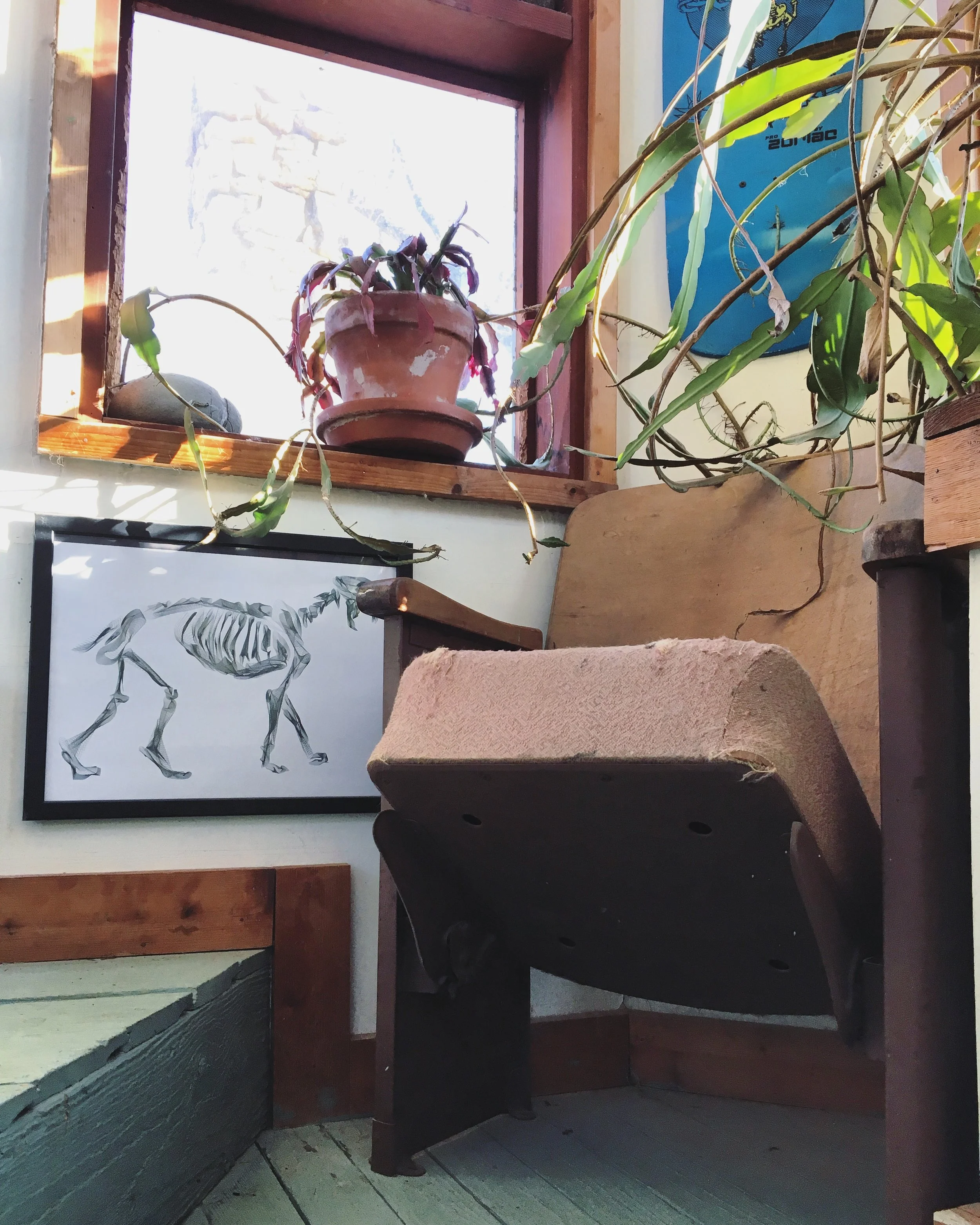 This chair. This landing. This light.&nbsp;