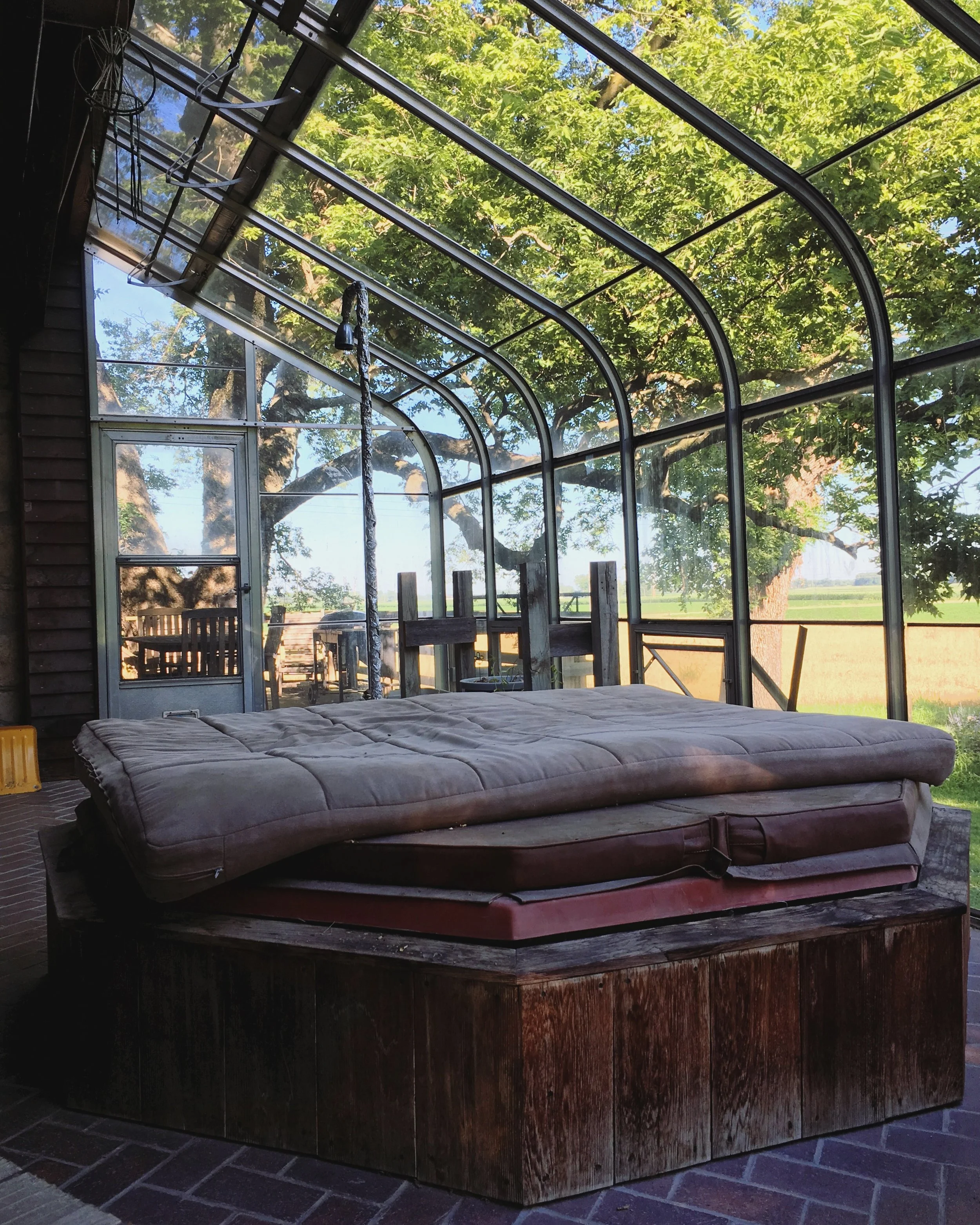 Dueling solariums.&nbsp;