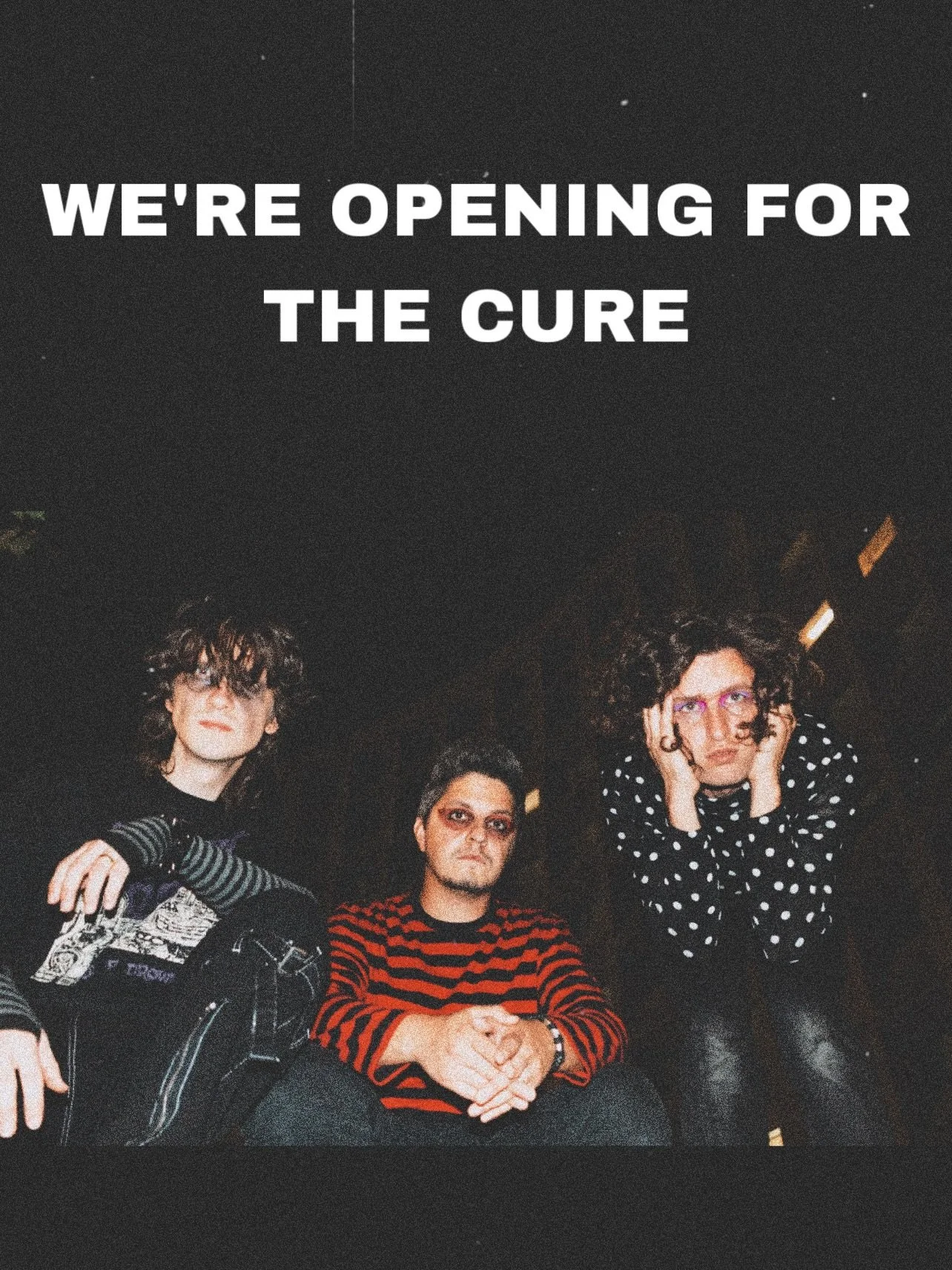 We&rsquo;re pretty sure this counts as opening for @thecure 👀

King&rsquo;s Tavern SATURDAY at 5:30 @crossroads_music_fest 

Shots 📸 by @ausnapz @ryli13 &amp; @semicharmedlifephotography 

#psychedelicrock #darkwave #postpunk #newmusic #thecure