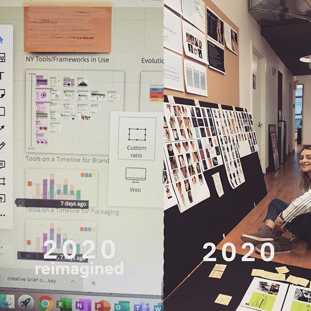Welcome to my new mornings with ☕️ &amp; (virtual) white/pinboards! Started 2020 with a new team, restarted in March 2020 with a new way of working. Mapping out brand &amp; customer journeys has always been an integral part of my work as a strategist