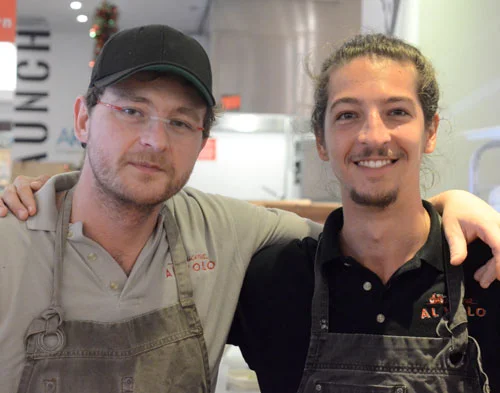 Daniele Catalani and Matteo Catalani, proprietors of Al Volo in Washington, DC