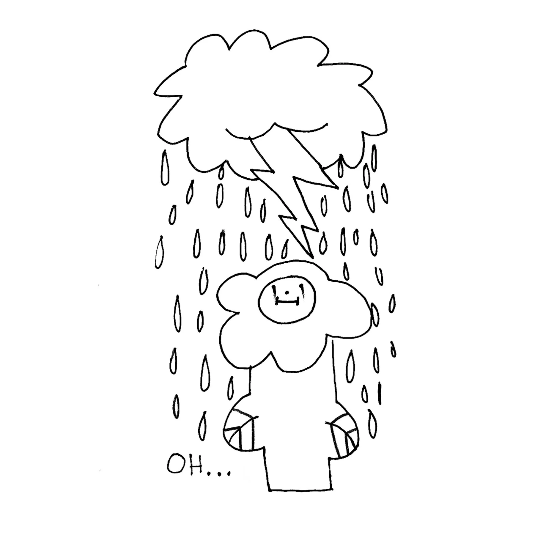 when it rains, it...  ruins ur makeup