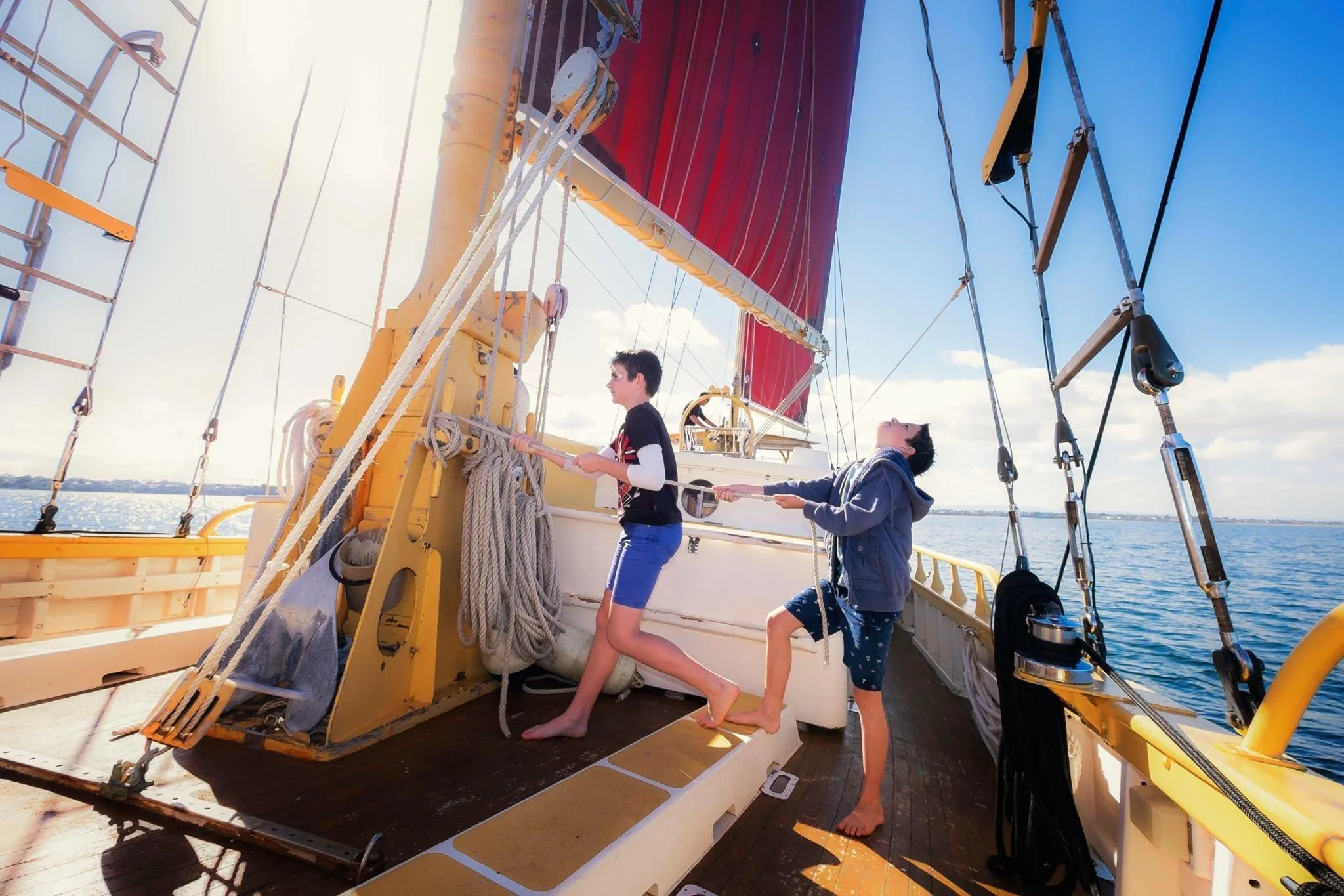 Peace’s family living big, relocating from Melbourne in 2018, sailing to their new home in Whitsundays