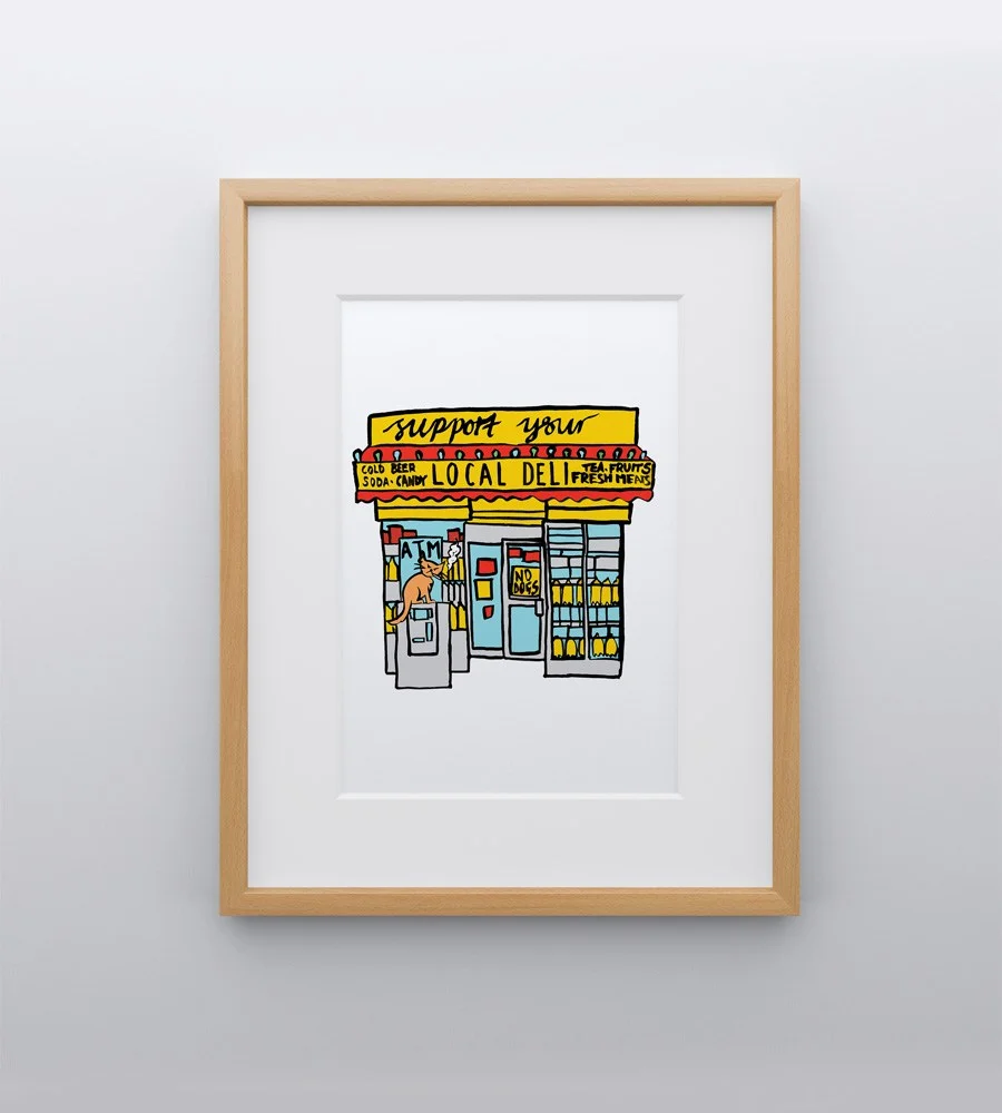 Support Your Local Deli Print