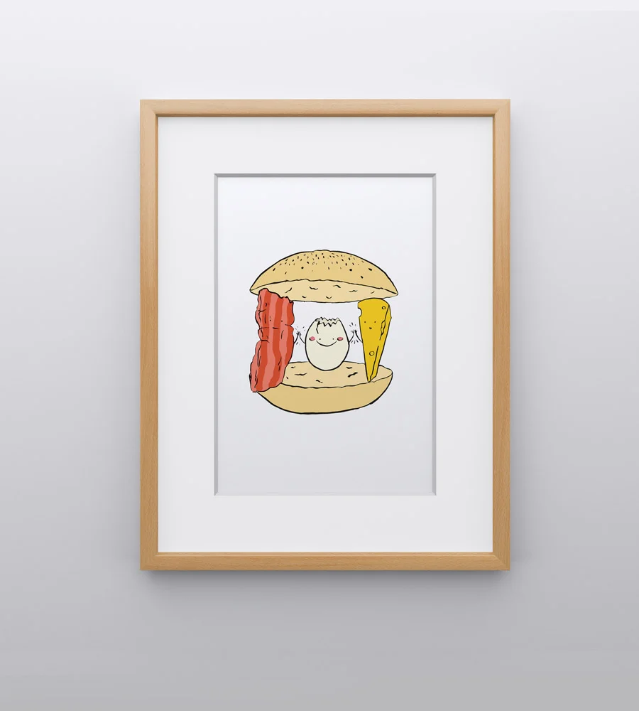 Bacon Egg and Cheese Print