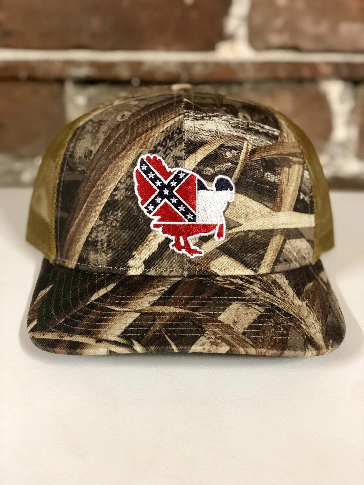 Mississippi Flag Turkey Trucker Hat ( 4 