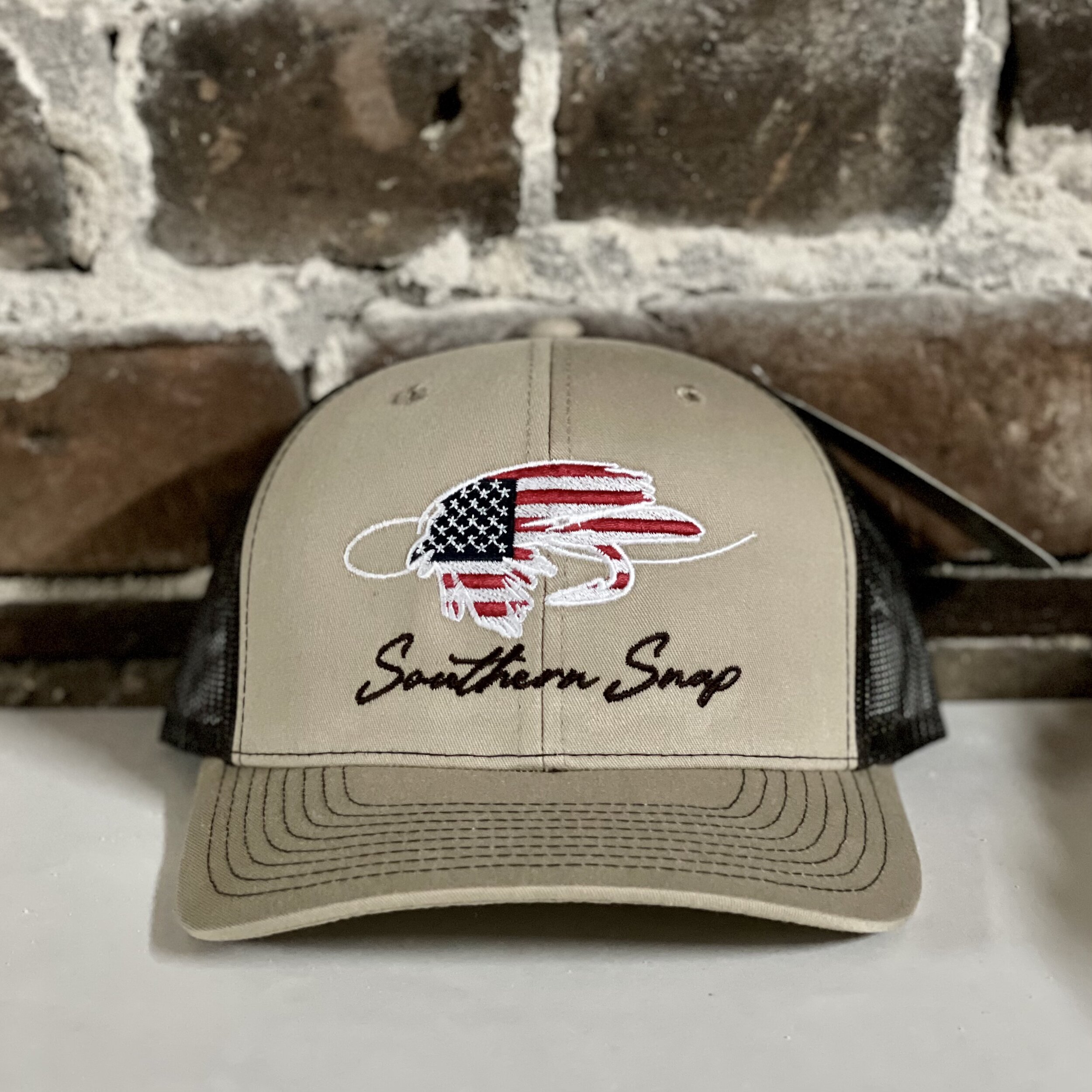 USA Fly Hook Trucker Hat ( 4 Hat Colors ) — Southern Snap Co.