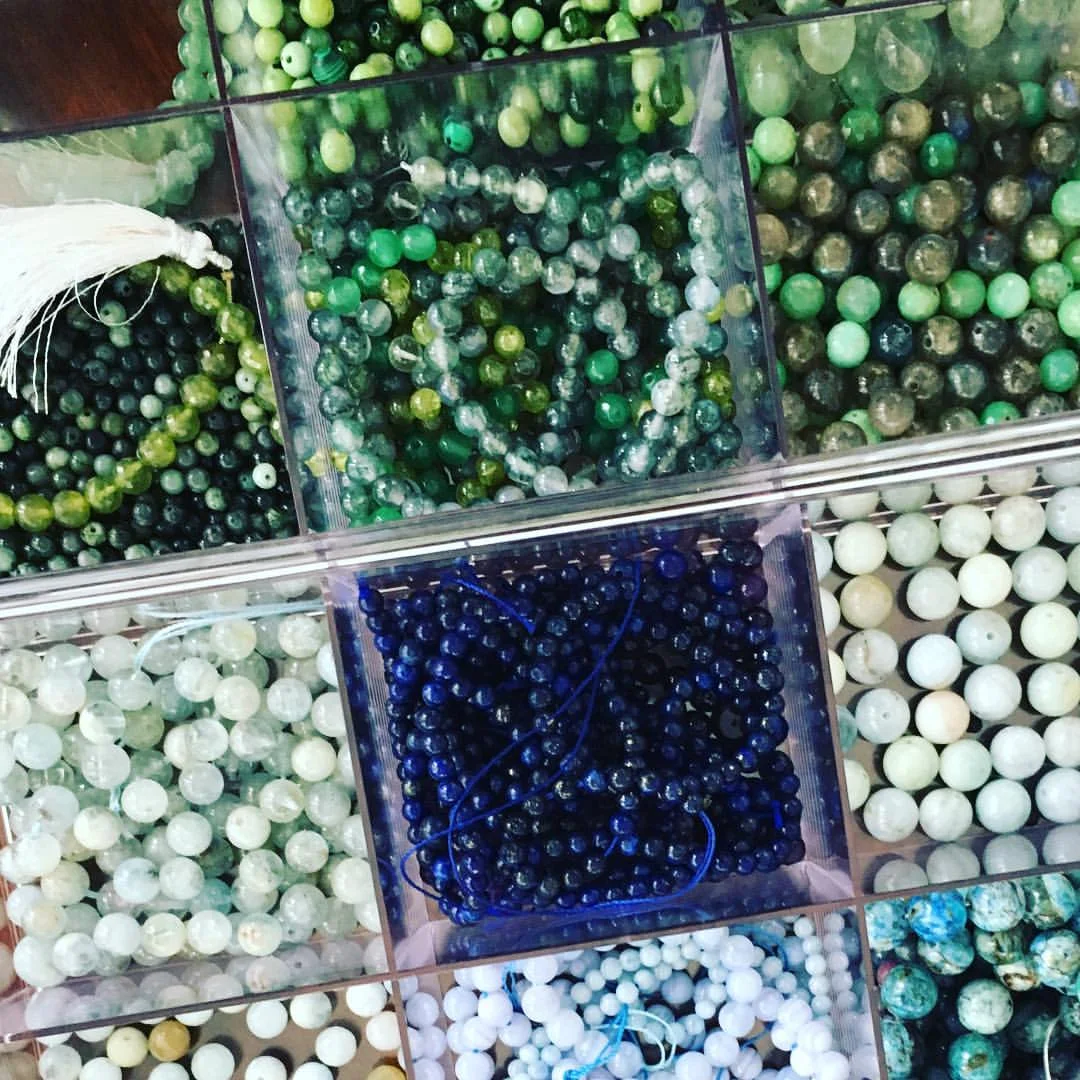Our retreat will kick off with an intentional gemstone bracelet making session with Julia!