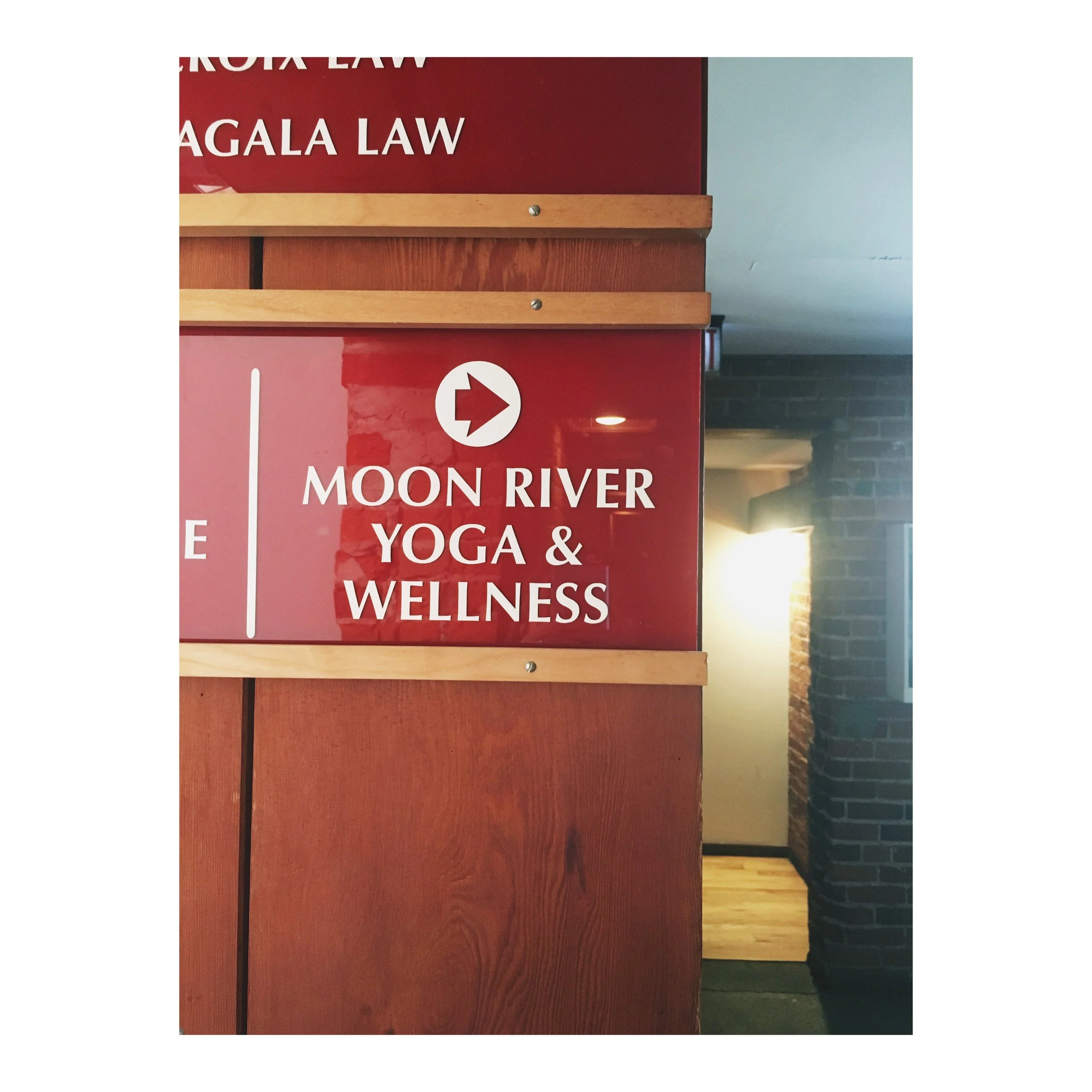 We have some signage…so you can now find us in the building and take a peek!
