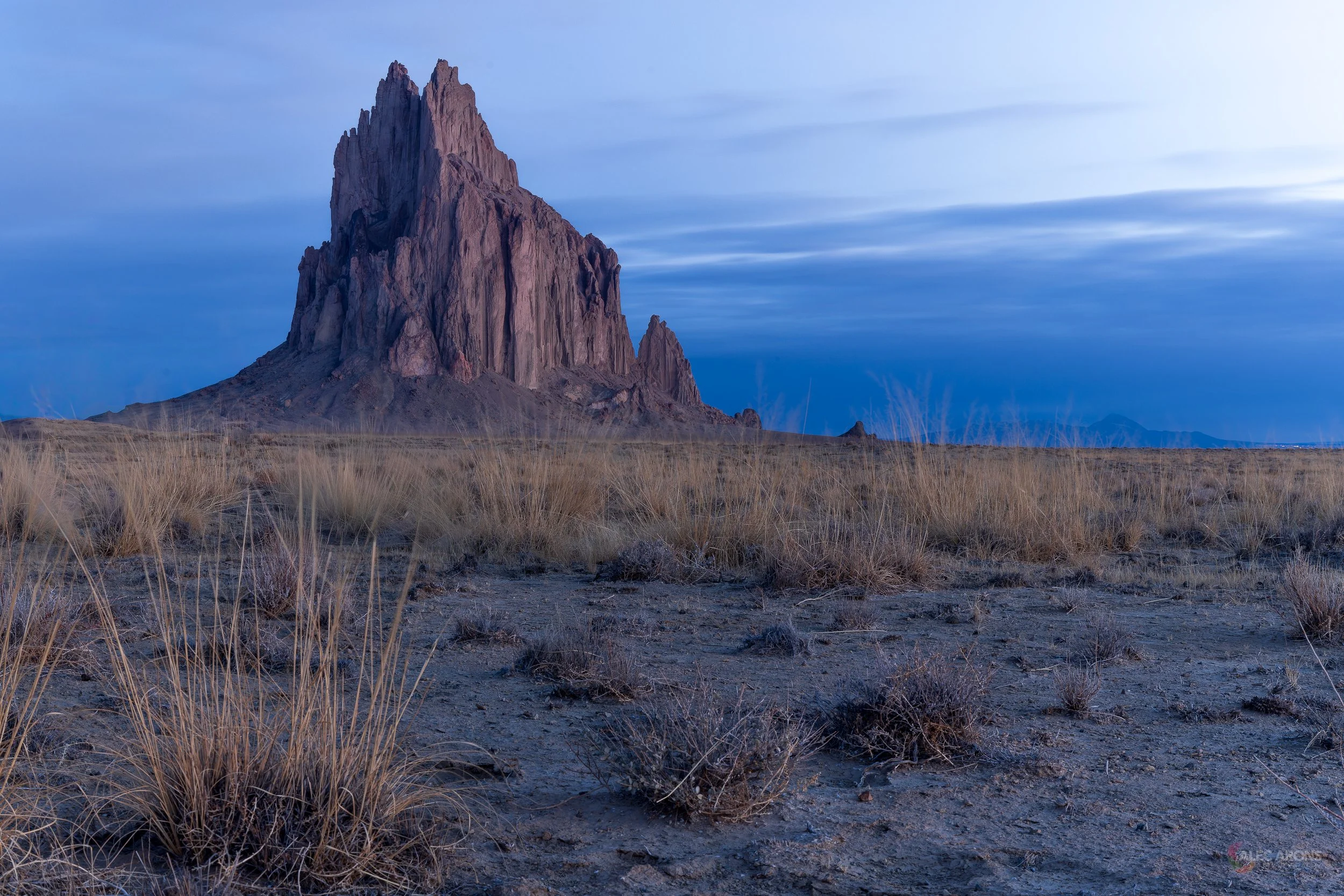 BLUE SKIES AT SHIPROCK