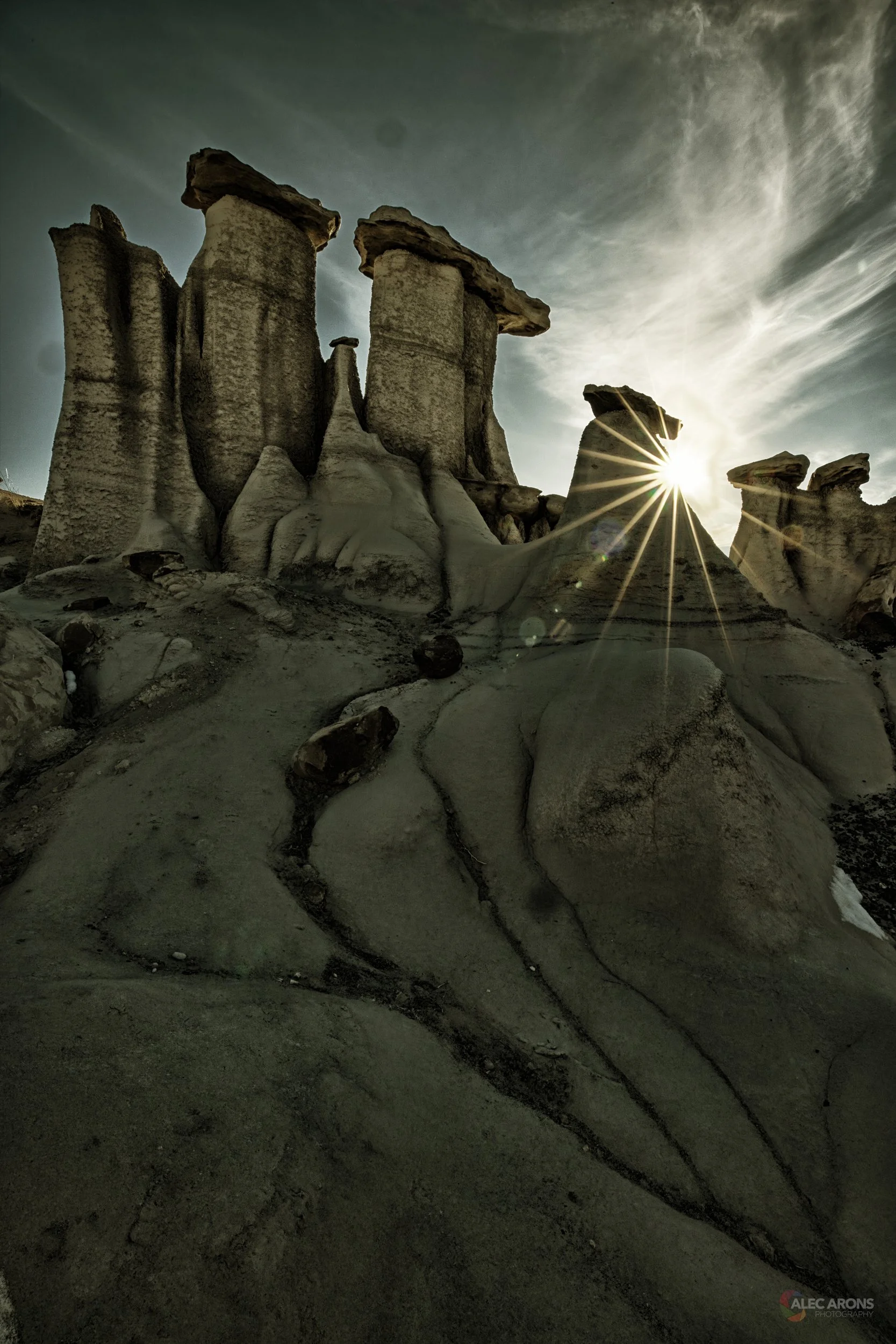 SUNBURST IN THE DESERT