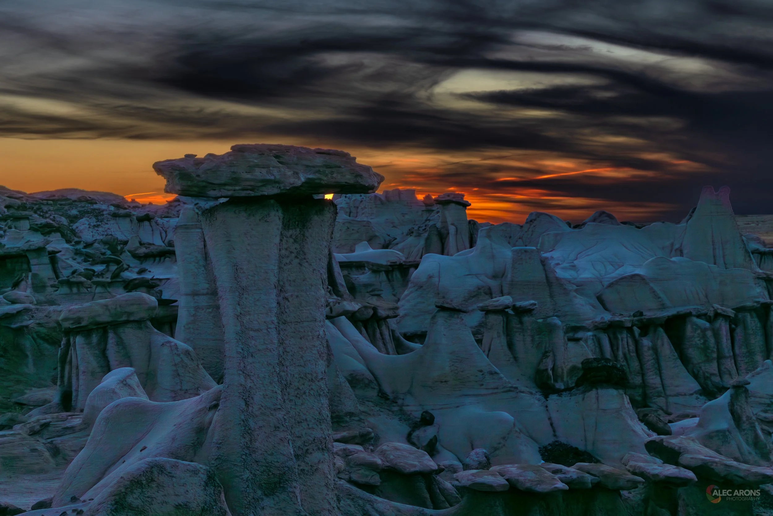 BLACK & ORANGE SUNSET