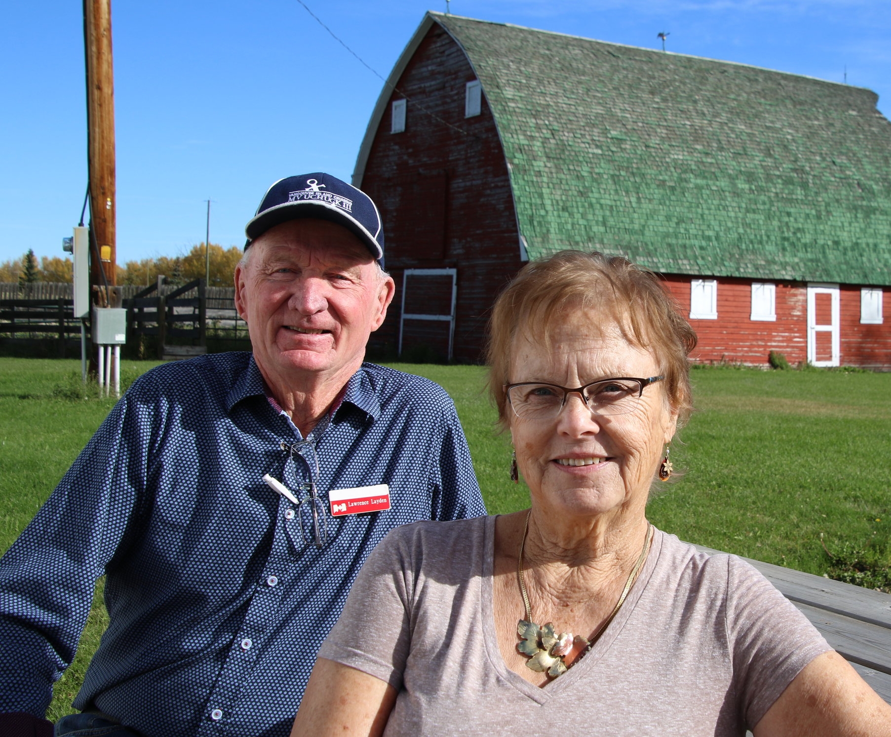 Lawrence & Loretta Layden "I was raised on a farm, married my childhood sweetheart in 1960 and lived on the farm up until 4 years ago when we moved to Innisfail.