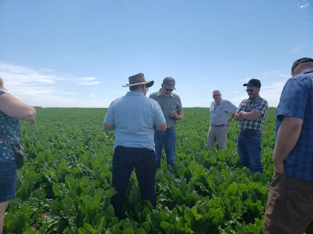 Australian farmers traveling on Alberta & Western Canada agricultural tour. Another reason to travel with Select Holidays as you meet travelers from around the globe.