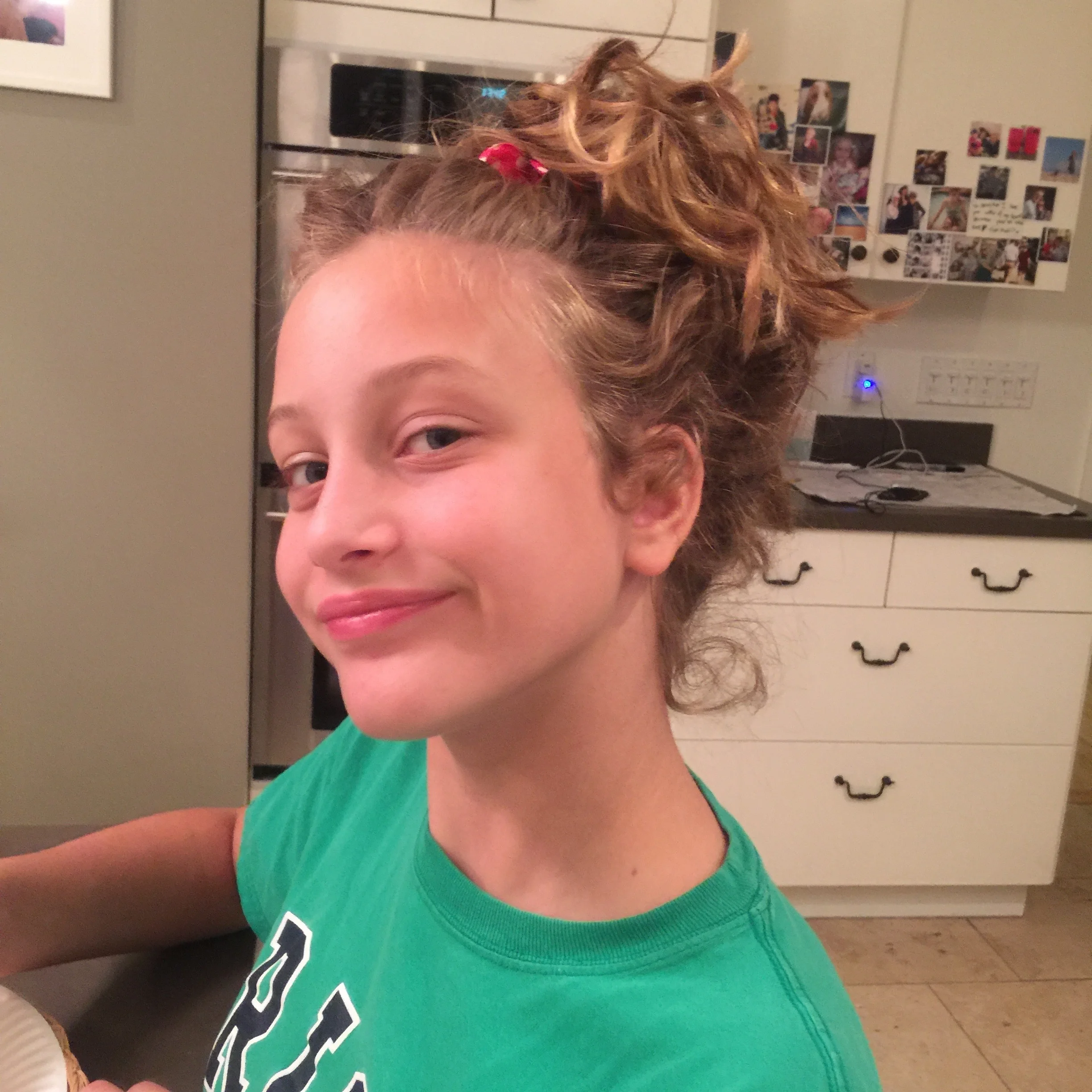 Mathilda aged 10 after living with narcolepsy for 7 years.