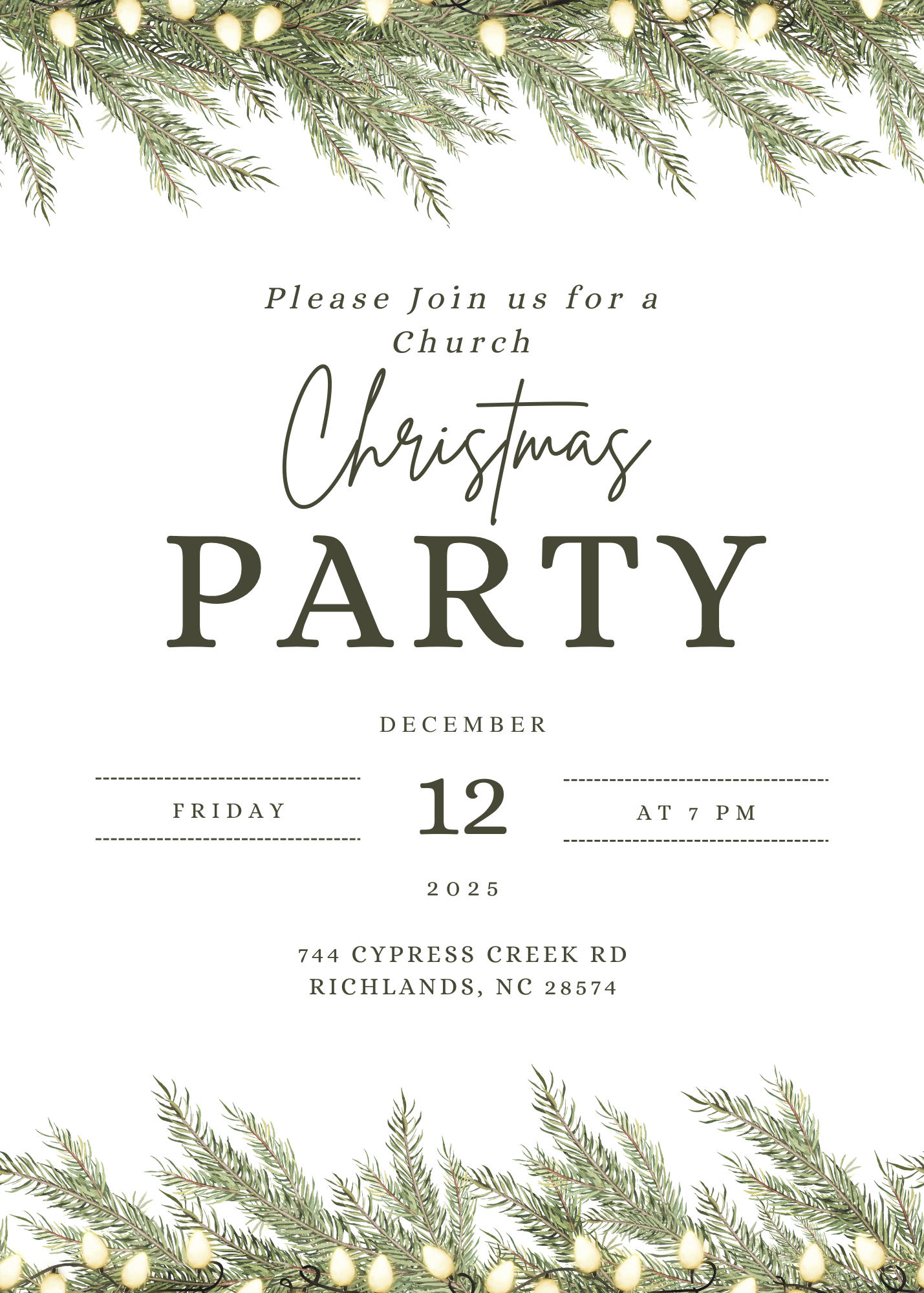 Church Christmas Party
